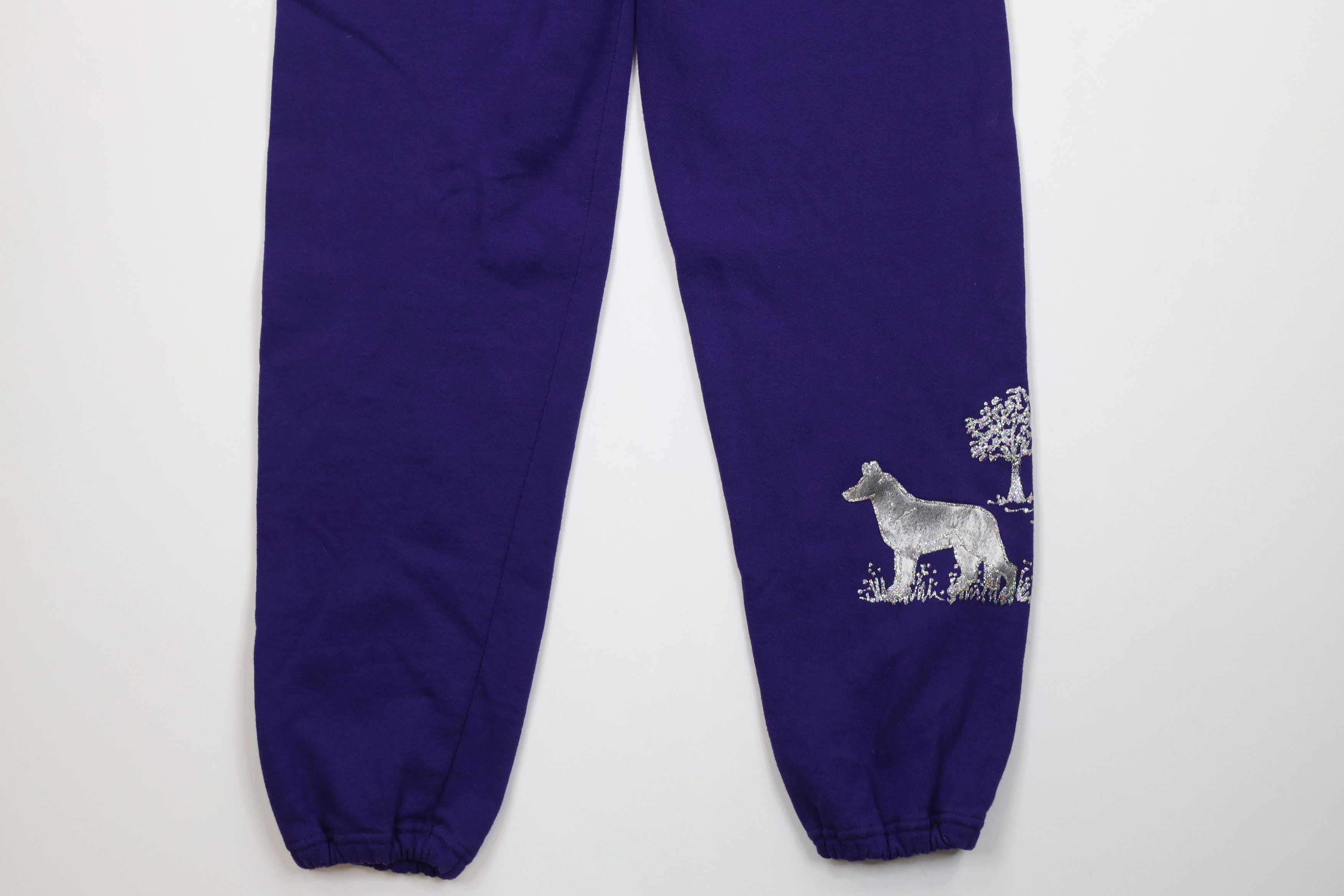 Vintage Vintage 90s Streetwear Glue Dog Tree Sweatpants Joggers USA Size 28" / US 6 / IT 42 - 4 Thumbnail