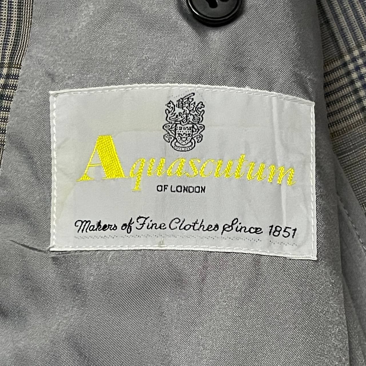 Aquascutum Vintage Aquascutum Checked Wool Blazer Jacket Size US M / EU 48-50 / 2 - 6 Thumbnail
