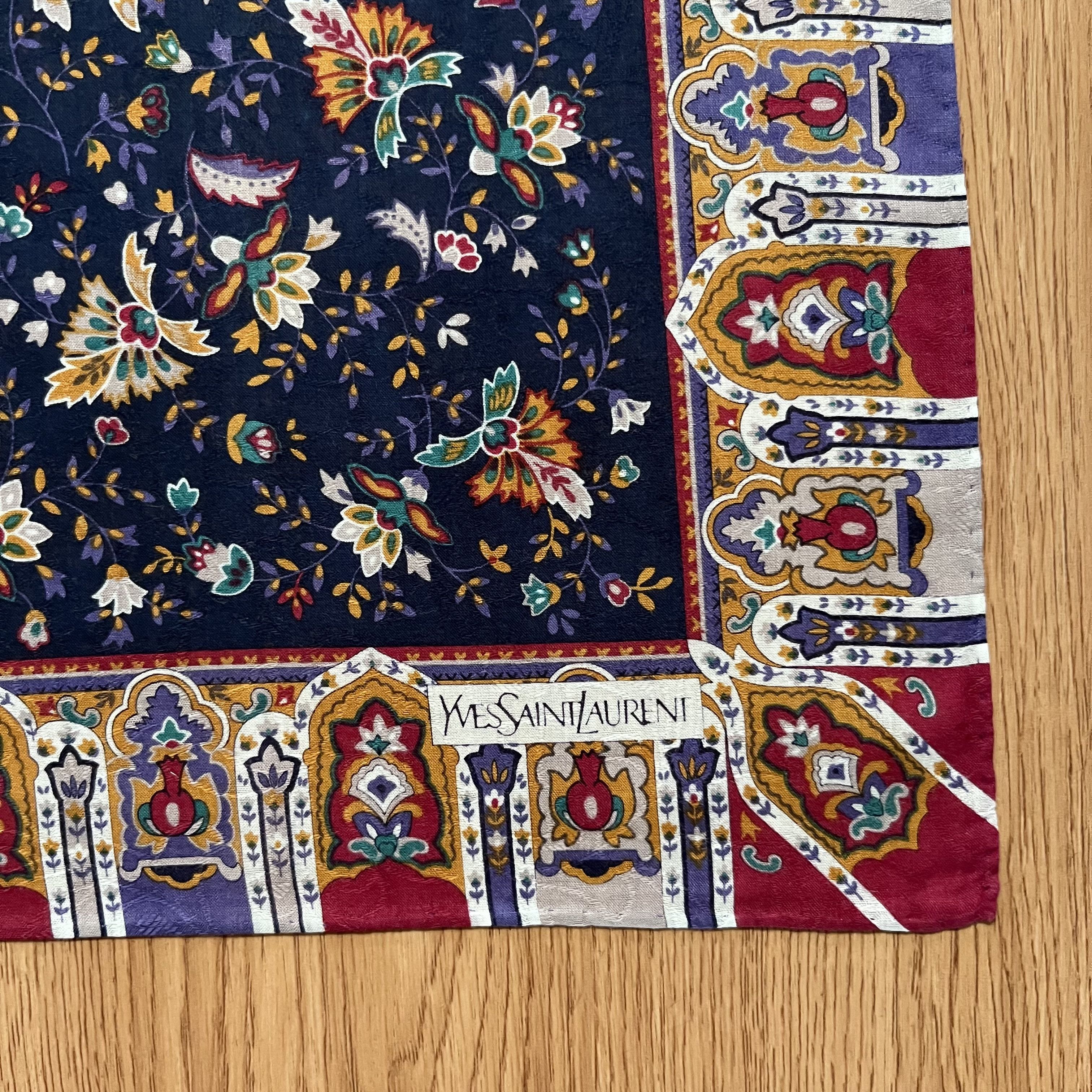Yves Saint Laurent Vintage Yves Saint Laurent Handkerchief Size ONE SIZE - 2 Thumbnail