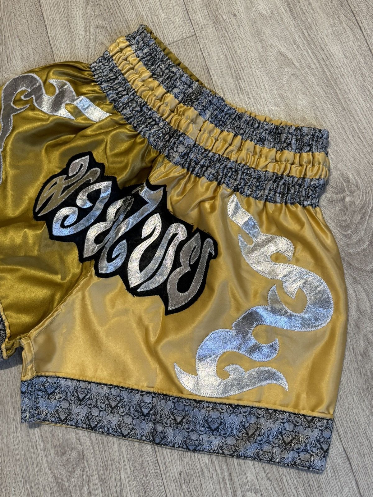 Japanese Brand 🔷Vintage Muay Thai Shorts🔷 Size US 36 / EU 52 - 3 Thumbnail