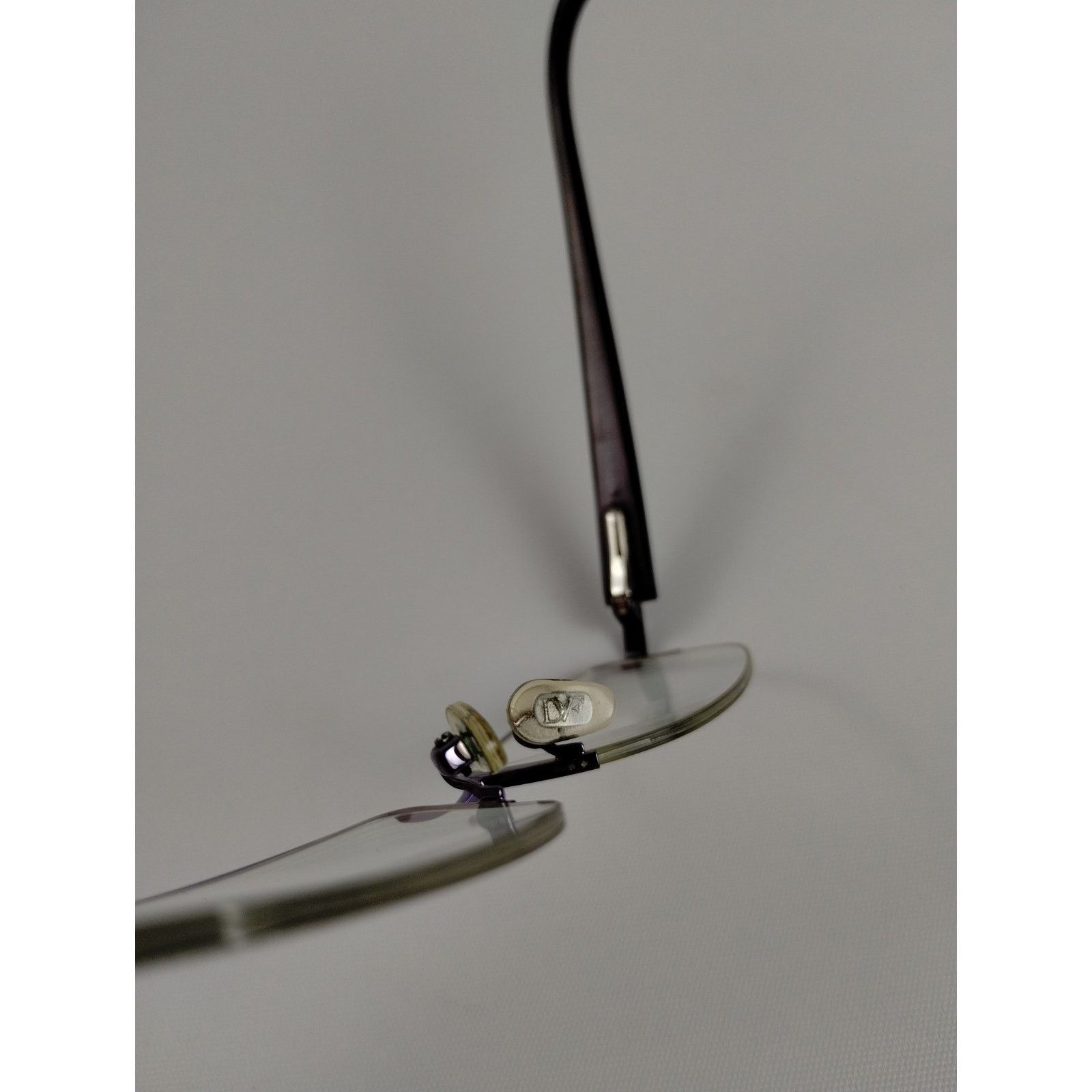 Diane von Furstenberg Diane von Furstenberg 50-16-135 Pink Metal Eyeglass Br Frame Size ONE SIZE - 5 Thumbnail