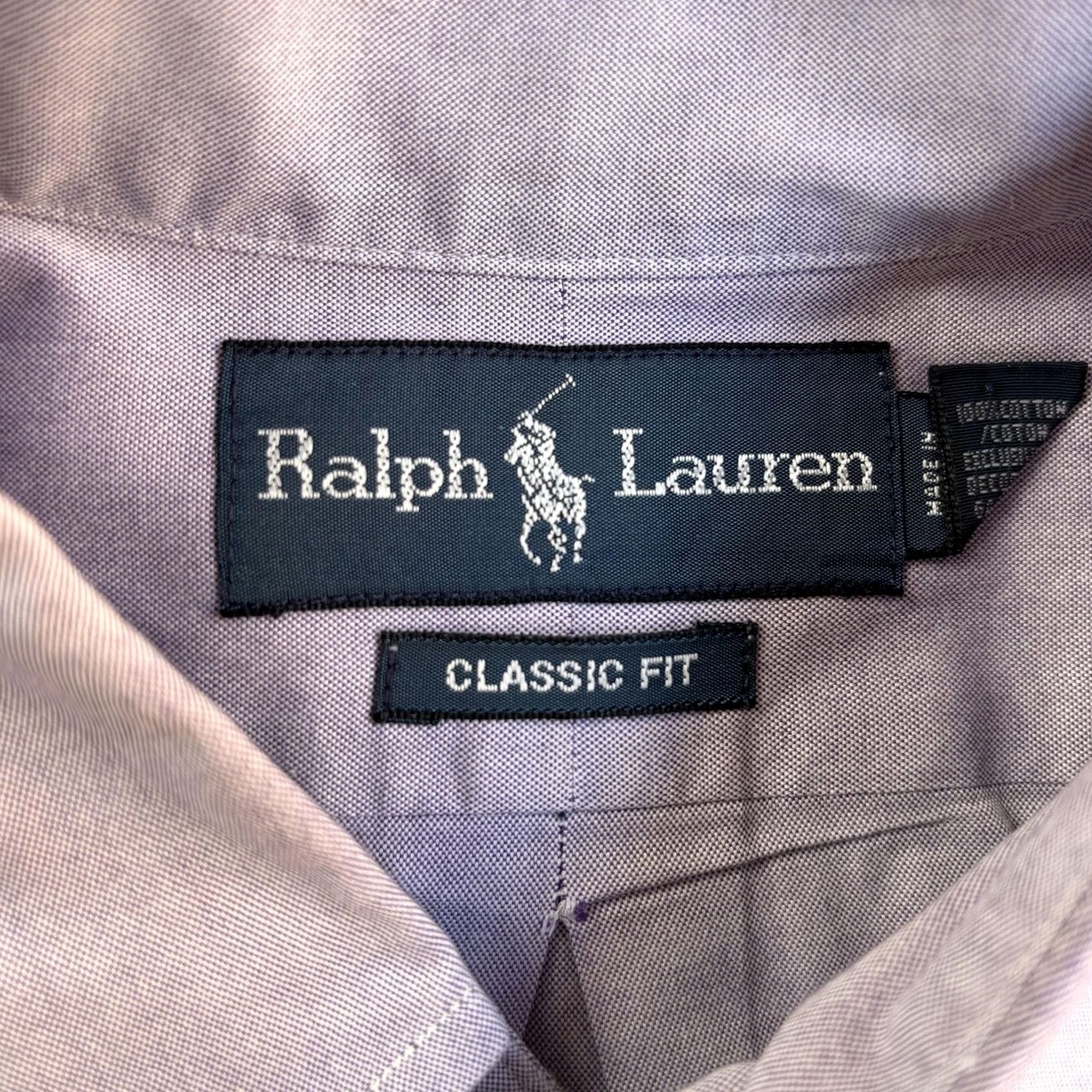Ralph Lauren Ralph Lauren Shirt Mens XL Purple Classic Fit Button Front Cotton Casual Size US XL / EU 56 / 4 - 3 Thumbnail