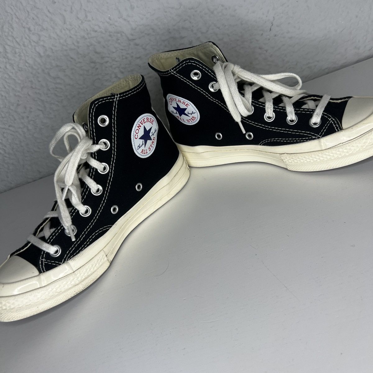 CDG by Comme des Garcons Play Comme des garçons women’s high sneakers 5 UK convers Size US 7.5 / IT 37.5 - 5 Thumbnail