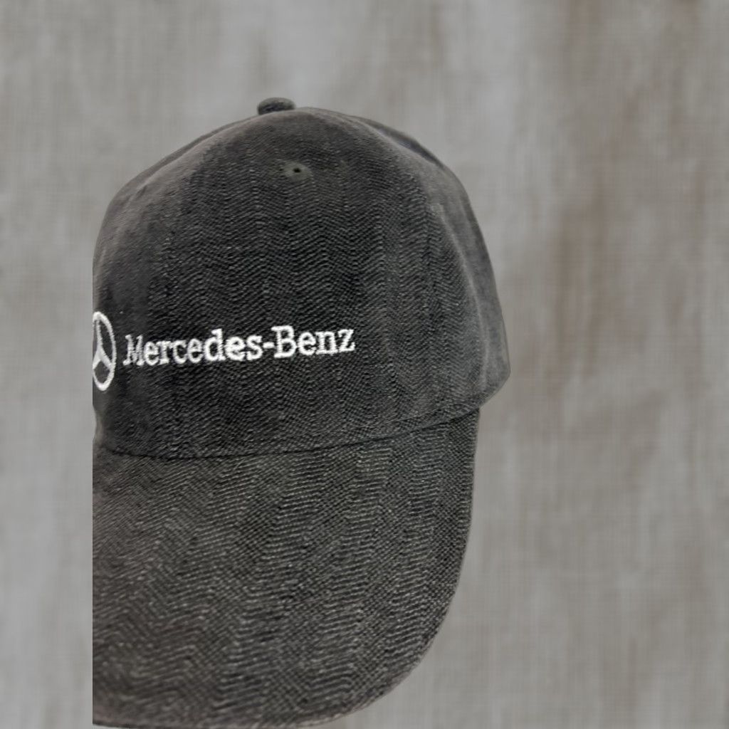Mercedes-Benz Mercedes benz Baseball Cap Adjustable Strap Back Gray Embroidered Polyester Men Cap Size ONE SIZE - 1 Thumbnail