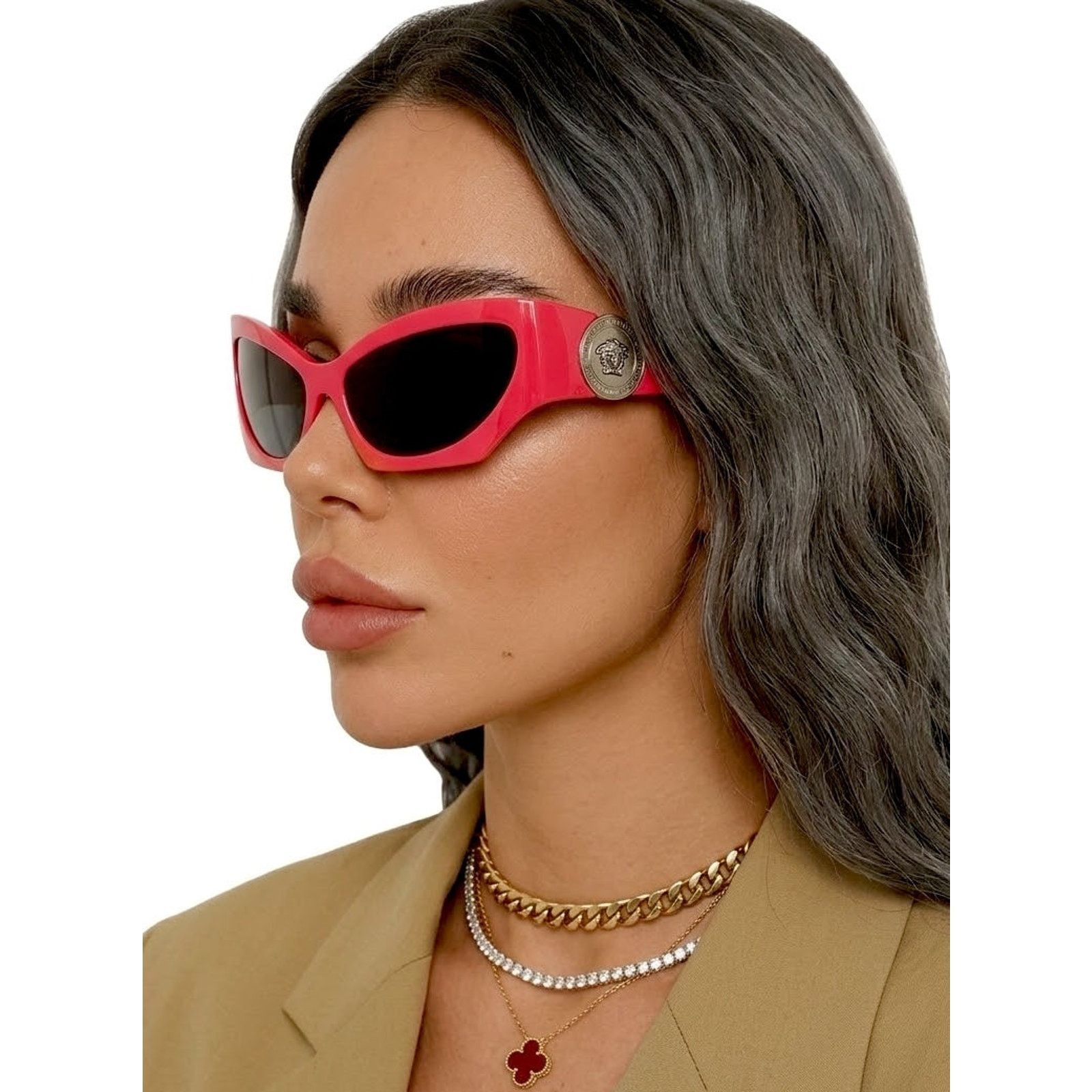 Versace Versace 0VE4450-541787(586779-GZ1) Size ONE SIZE - 1 Thumbnail