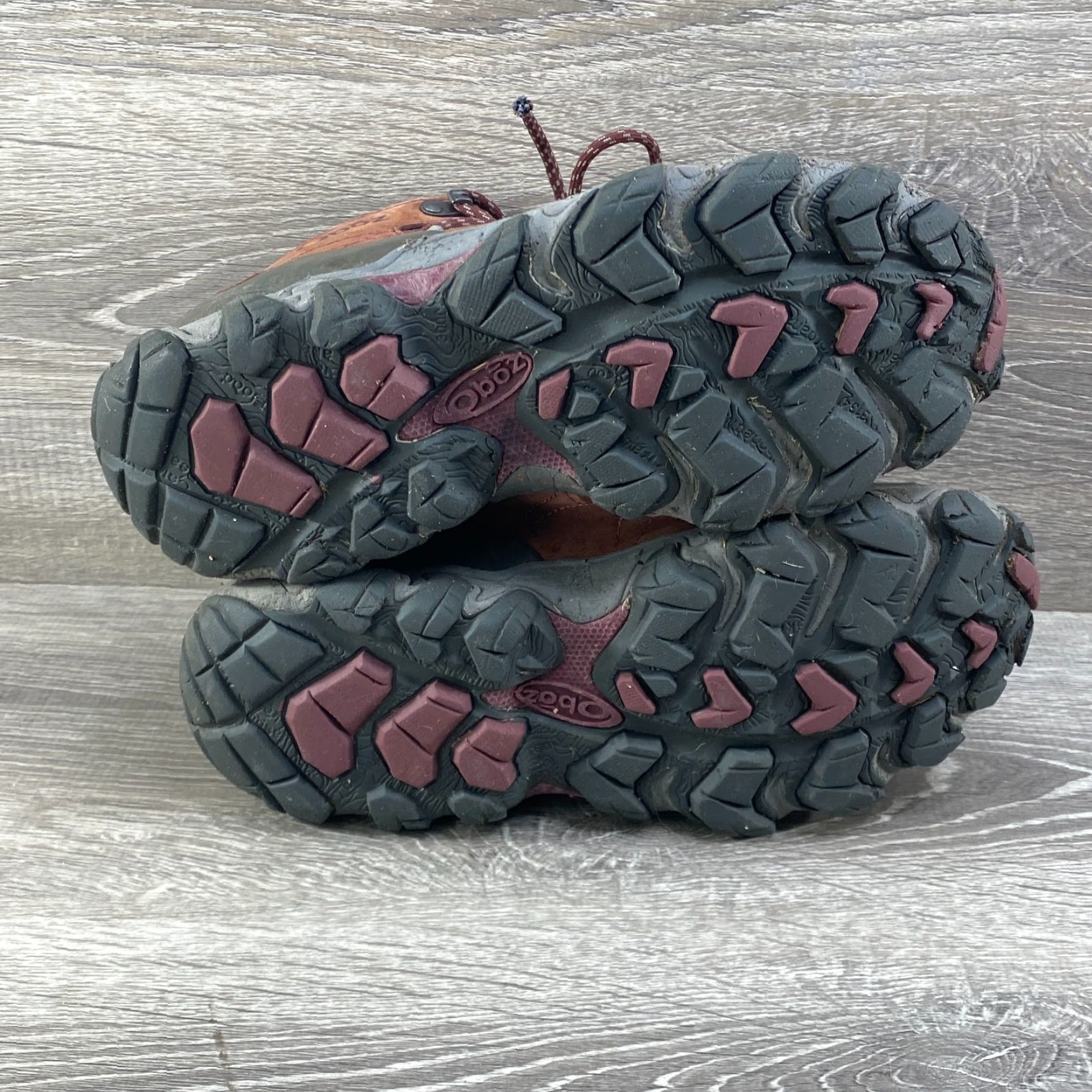 Oboz Oboz Bridger Womens 9 Rust Red Leather Ankle Mid B-Dry Hiking Boots Waterproof Size US 7 / IT 37 - 7 Thumbnail