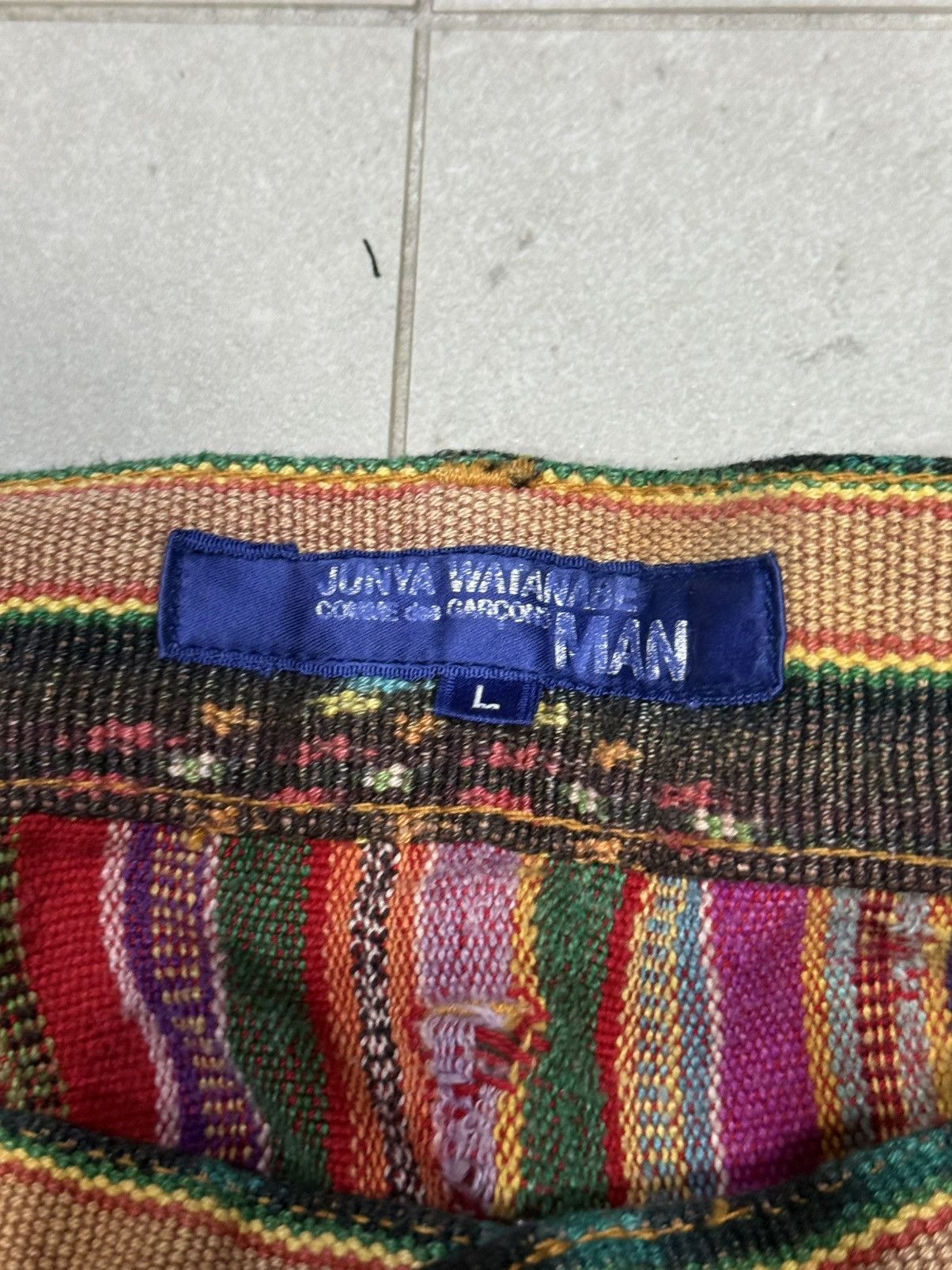 Junya Watanabe 2004 Junya Watanabe crazy patchwork navajo pants Size US 33 - 8 Thumbnail