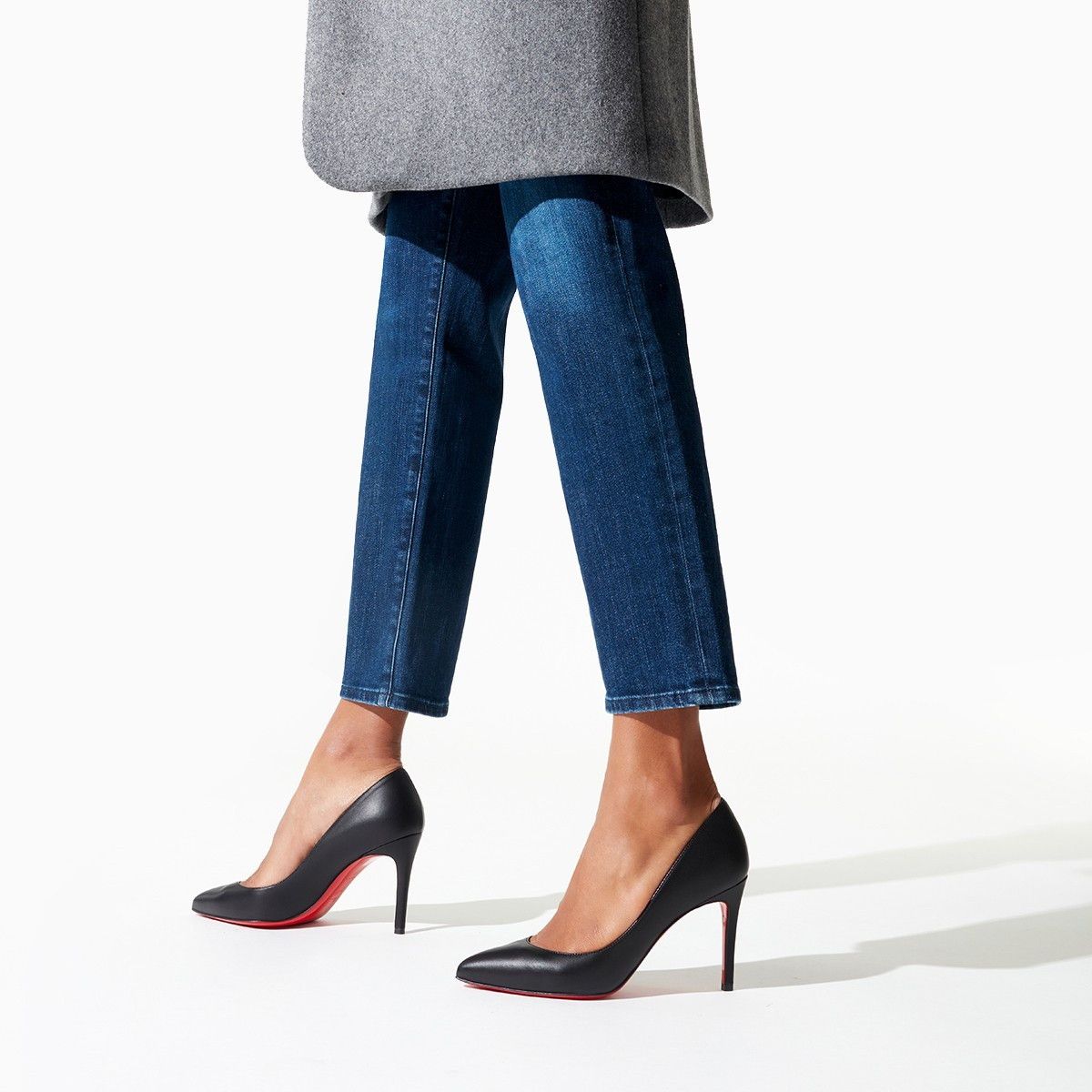 Christian Louboutin o1bcso1str0825 Pigalle 100 Nappa in Black Size US 10 / IT 40 - 5 Thumbnail