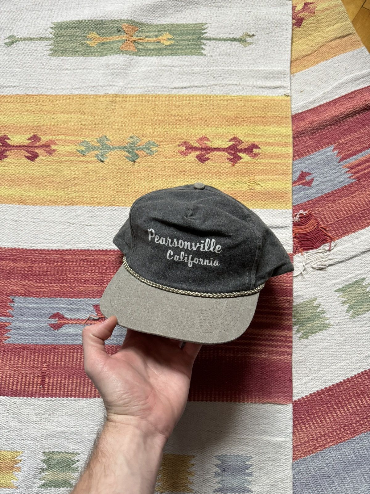 Vintage Vintage 90’s Pearsonville California USA Hat Size ONE SIZE - 1 Thumbnail
