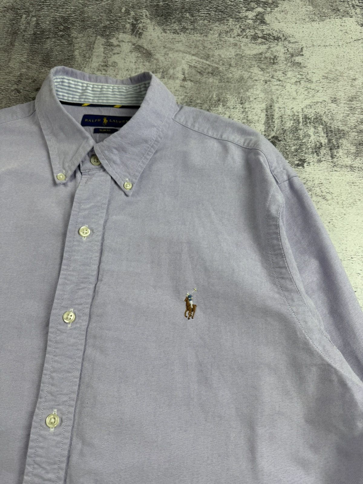 Polo Ralph Lauren Polo Ralph Lauren Basic Blank 90S Longsleeve Button Shirt Size US L / EU 52-54 / 3 - 8 Thumbnail