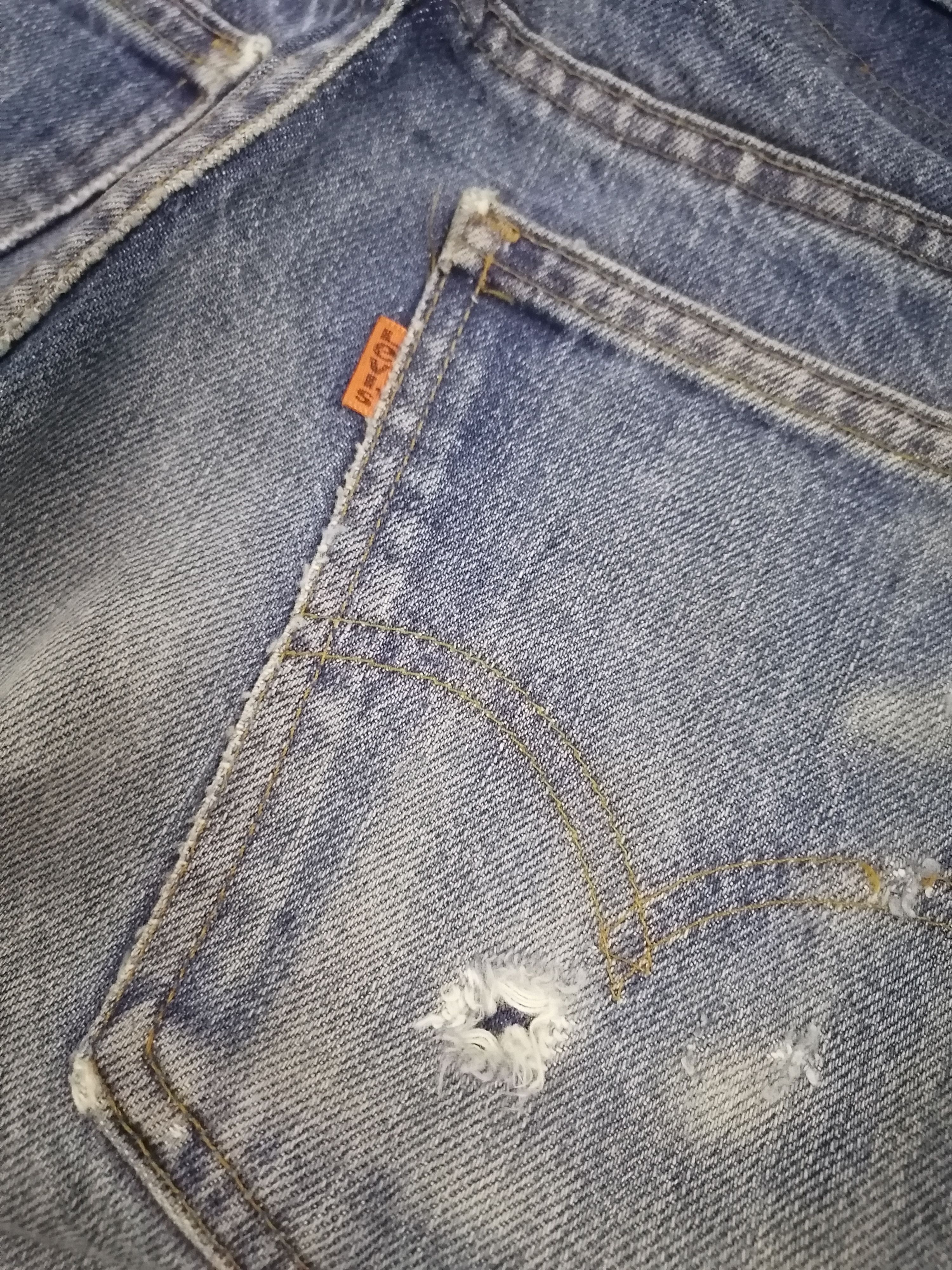 Levi's × Levi's Vintage Clothing Flare Vintage 70s Levi's 517 Orange Tab Stamp 8 Denim Pants Size US 27 - 9 Thumbnail