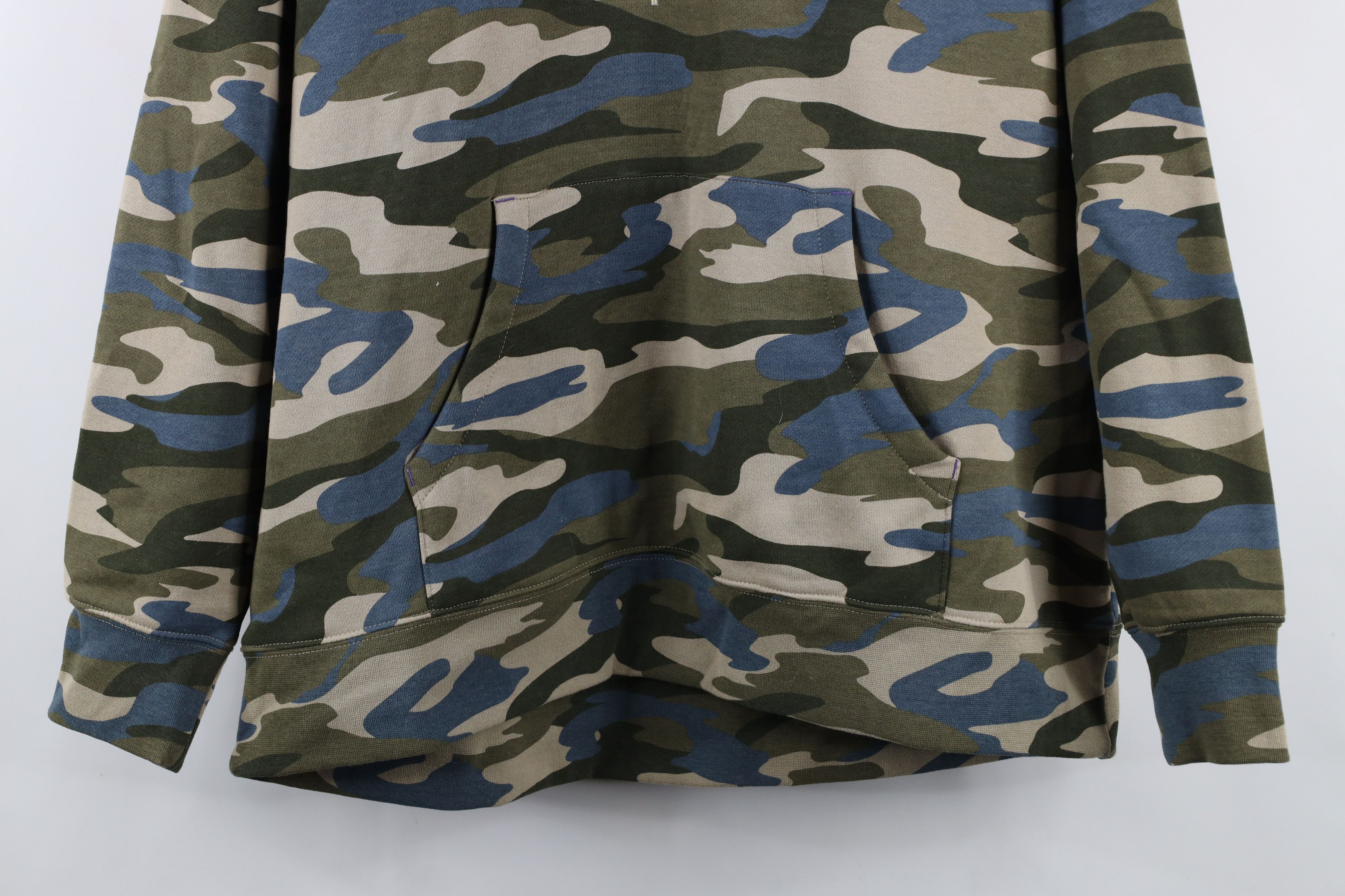 Cabelas × Vintage Vintage Y2K Cabelas Script Camouflage Hoodie Sweatshirt Size XXL / US 16-18 / IT 52-54 - 3 Thumbnail
