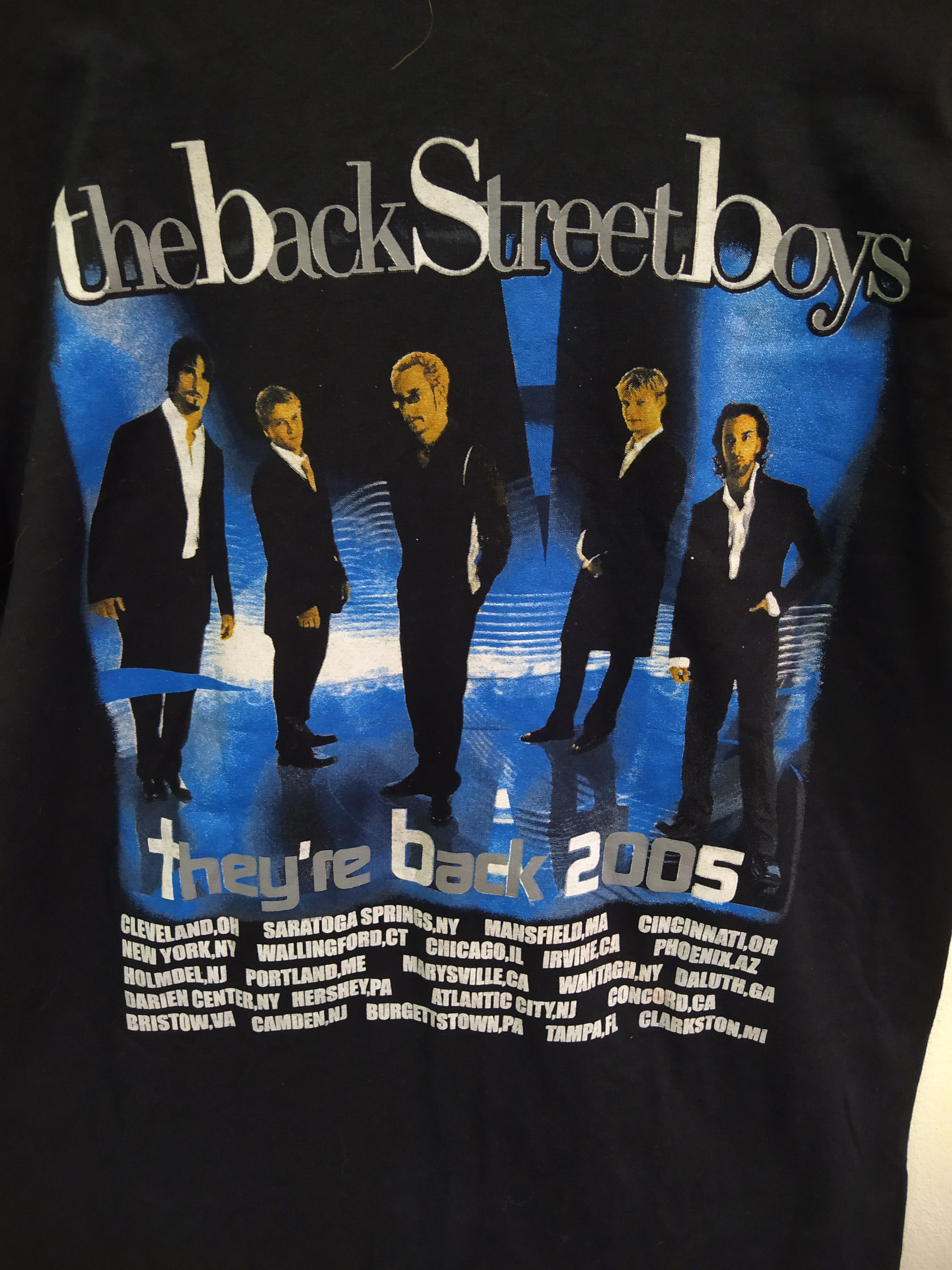 Band Tees The Back Street Boys Tour 2005 Vintage TShirt Size US S / EU 44-46 / 1 - 3 Thumbnail