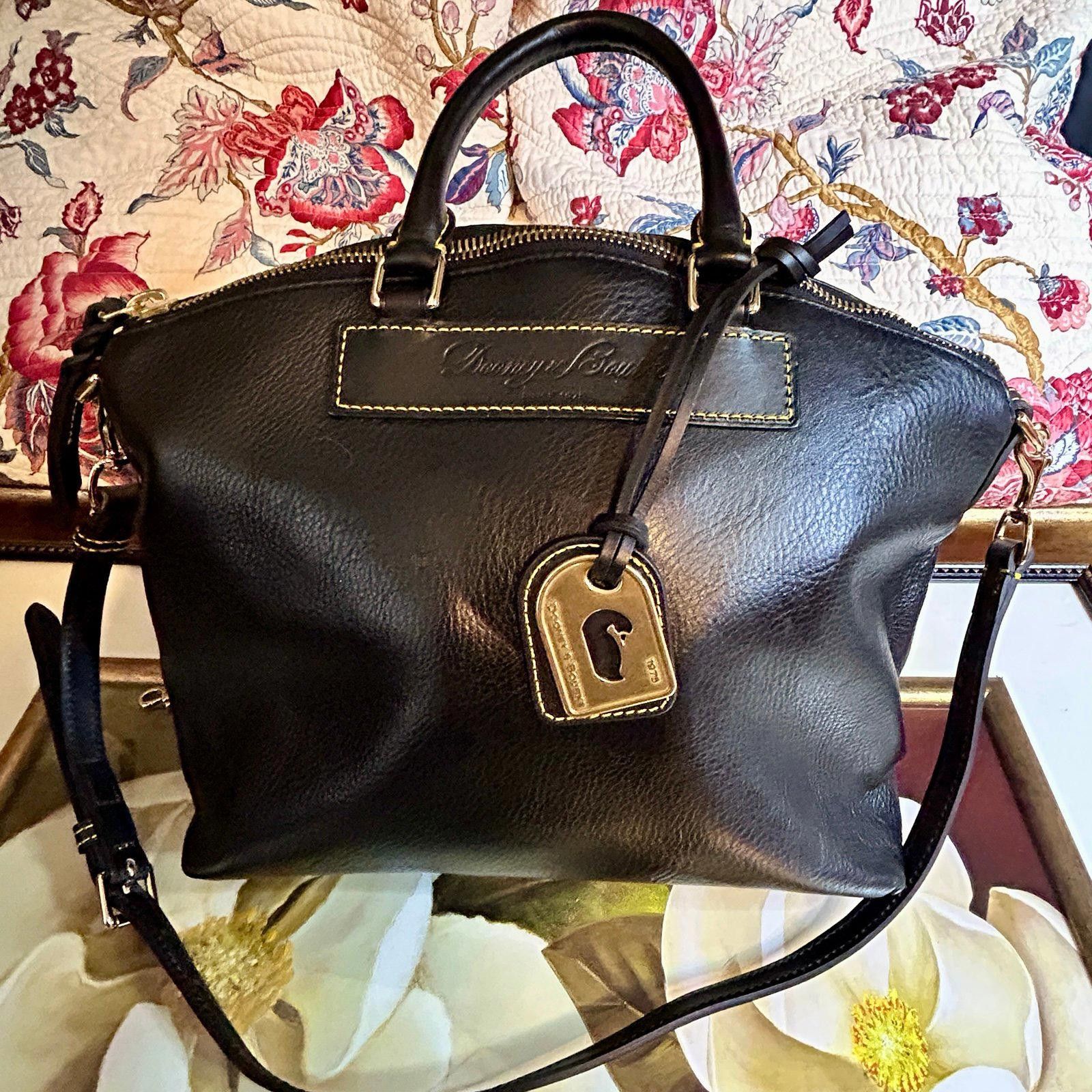 Dooney & Bourke Dooney & Bourke Black Pebble Grain Zip Zip Satchel DE668 BB Size ONE SIZE - 1 Thumbnail