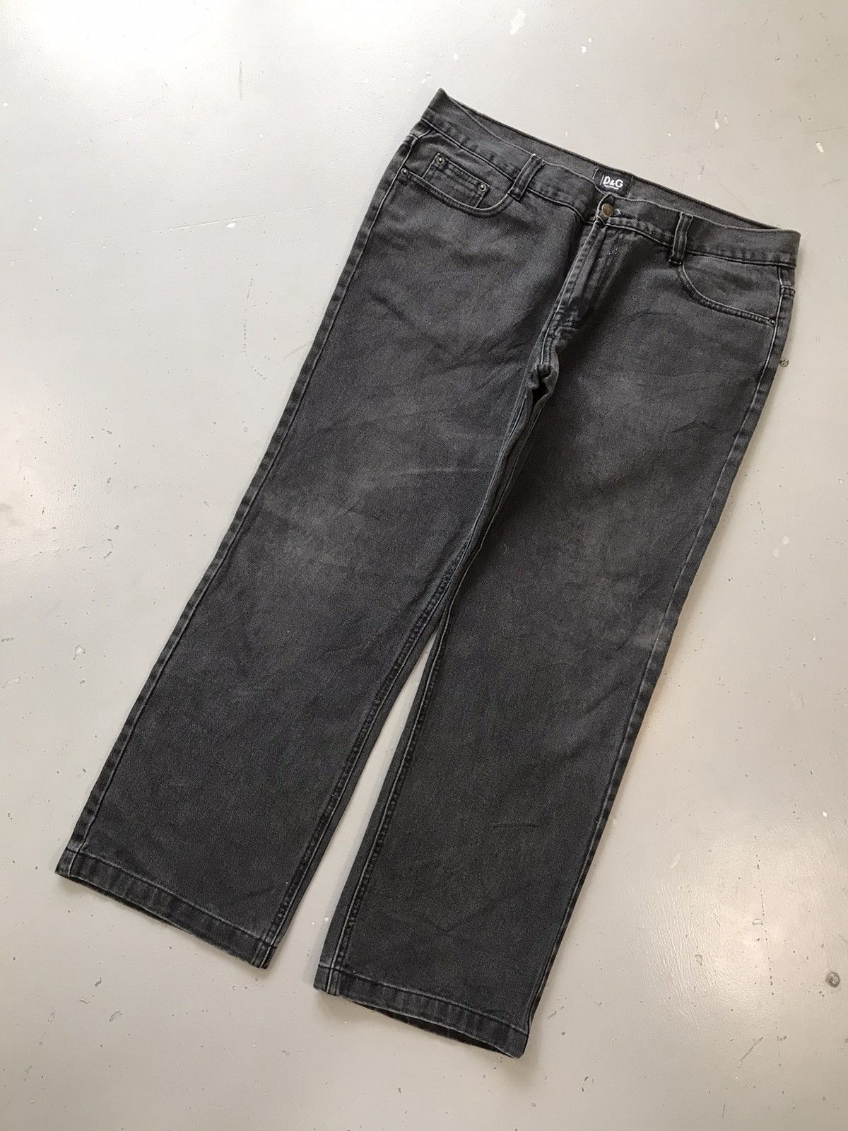 Vintage Vintage D&G embroidered baggy denim Size US 38 / EU 54 - 3 Thumbnail