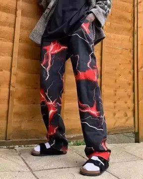 Jean straight fire pants Size US 33 - 1 Thumbnail