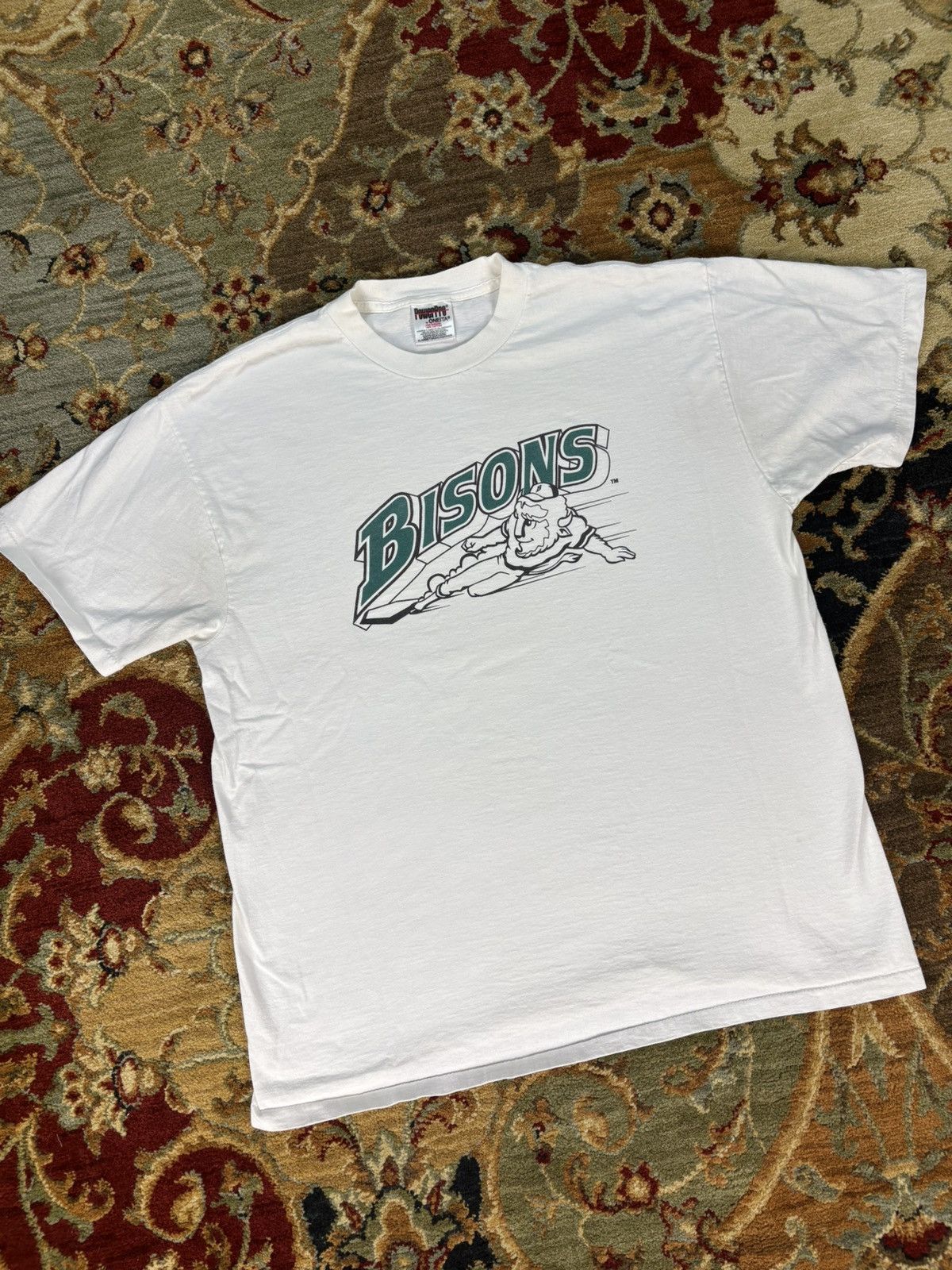 MLB × Vintage 1990’s Buffalo Bisons T-Shirt Size US XL / EU 56 / 4 - 2 Thumbnail