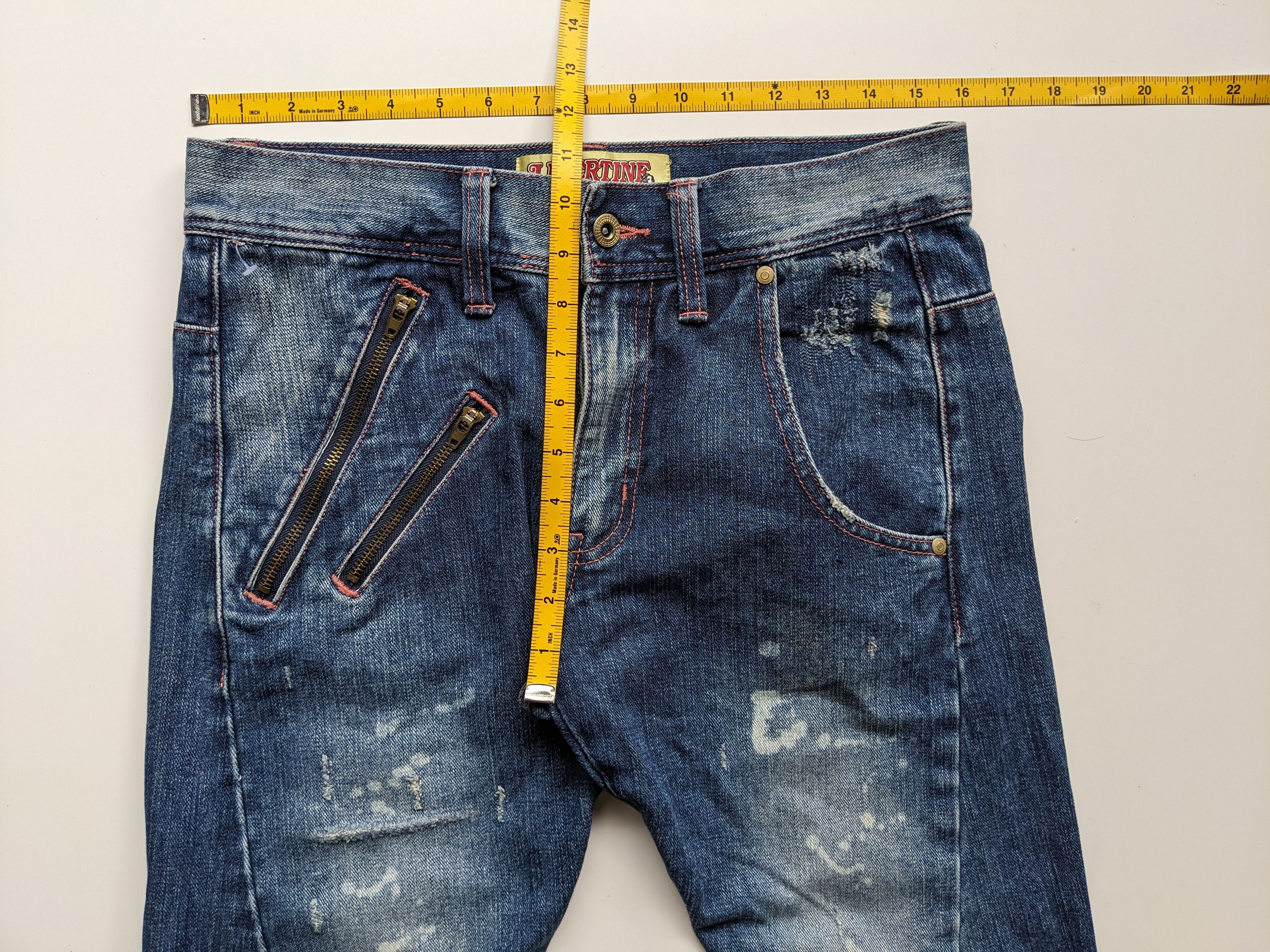 Japanese Brand Livertine Tokyo Underground flare punk jeans Size US 32 / EU 48 - 8 Thumbnail