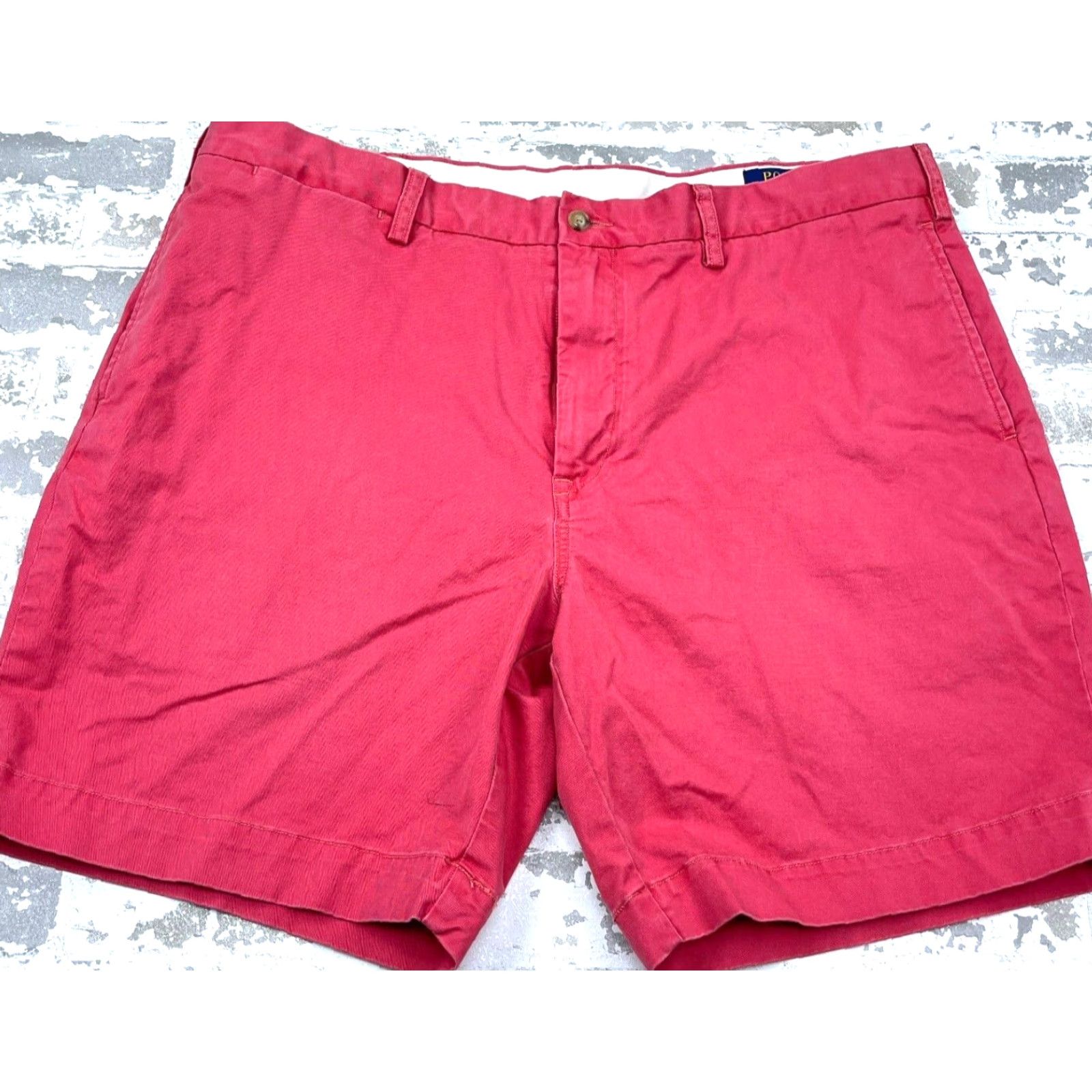 Polo Ralph Lauren Polo Ralph Lauren Chino Shorts Men 40 Pink Classic Fit Twill Casual Adult” Size US L / EU 52-54 / 3 - 2 Thumbnail
