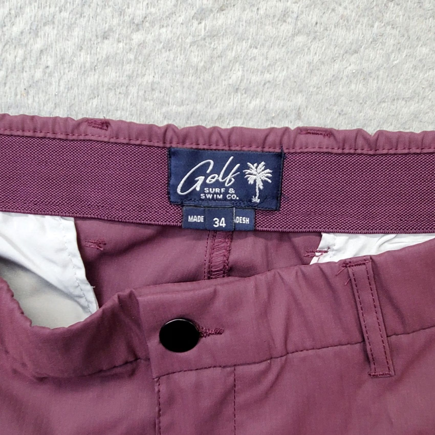 Swims Surf & Swim Shorts Mens 34 Purple Outdoor Swim Trunks with Slash Pocket Belt Loop, Polyester, Breathable, Pockets, Regular Size 34 Mens Size US 34 / EU 50 - 6 Thumbnail