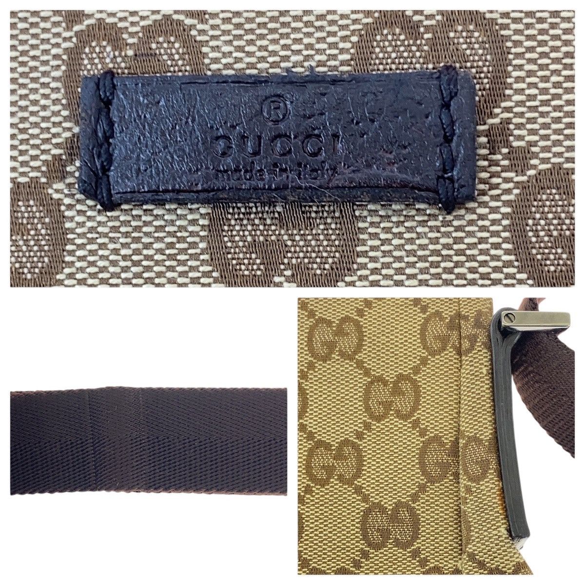 Gucci Gucci Gucci GG Canvas Leather Shoulder Bag Textile Crossbody Bag 114273 DUTY FREE for USA Size ONE SIZE - 1 Thumbnail