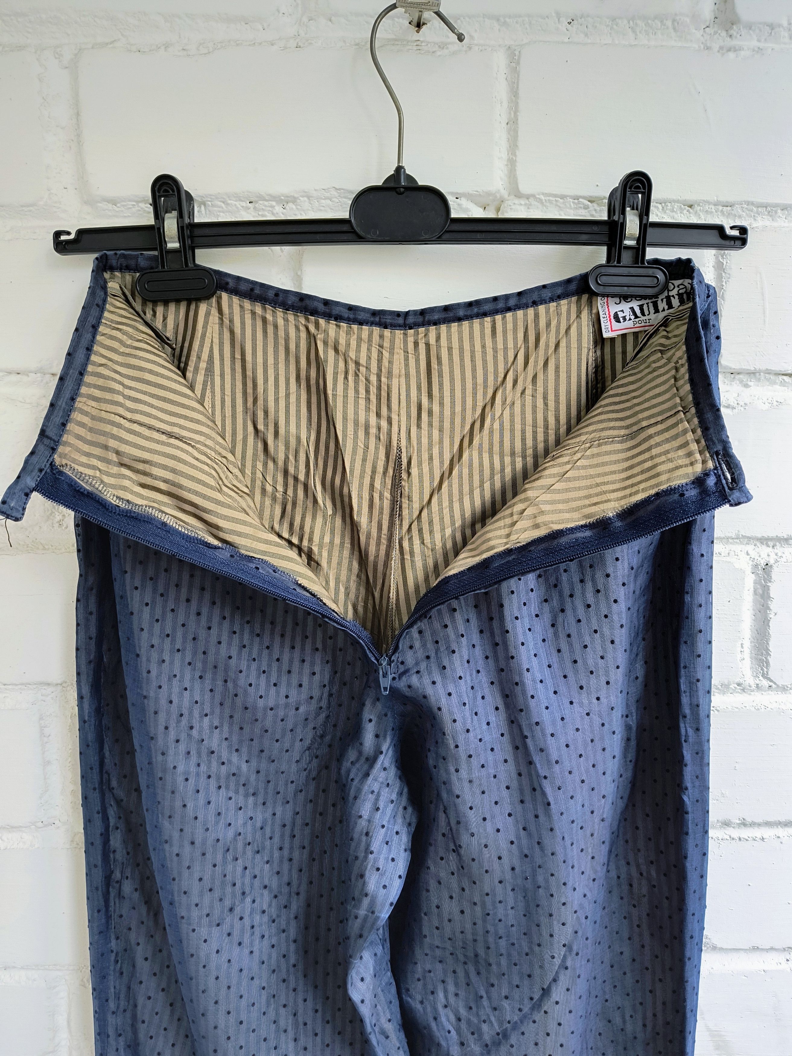 Jean Paul Gaultier Vintage Jean Paul Gaultier Women’s Mesh Pants Size 30" / US 8 / IT 44 - 9 Thumbnail