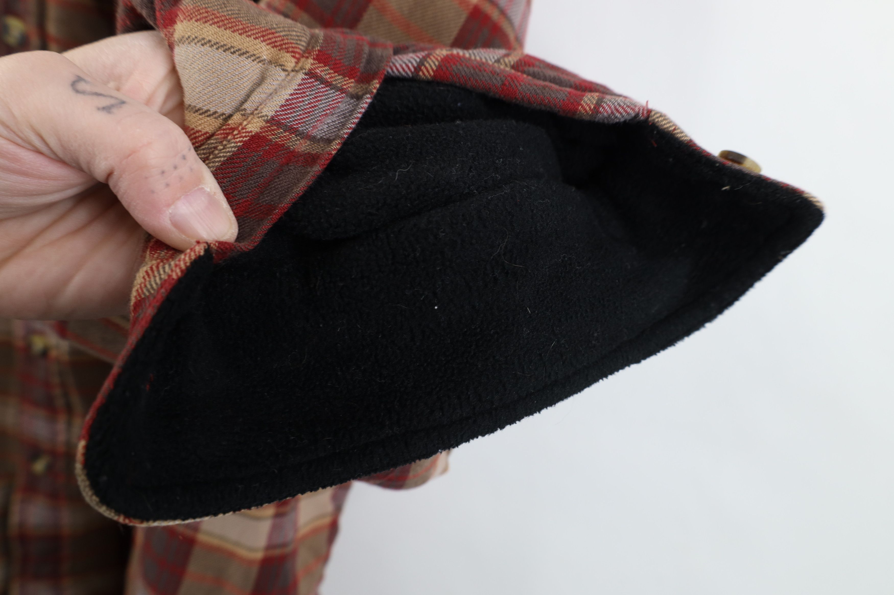Vintage Vintage Y2K Streetwear Lined Flannel Button Shirt Jacket Size US XL / EU 56 / 4 - 11 Thumbnail