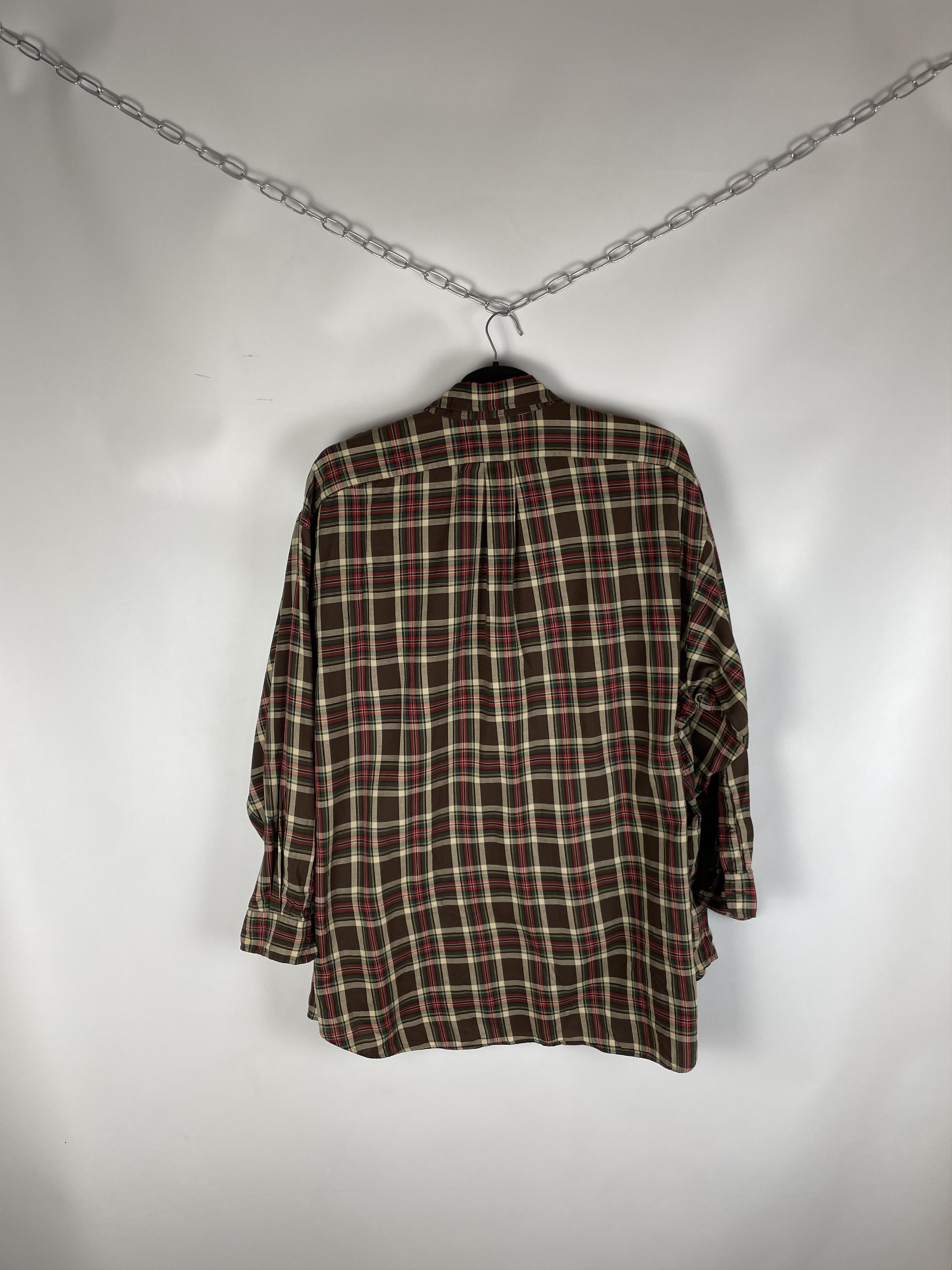 Flannel Flannel Polo Ralph Lauren Vintage Mens Shirt Size US XXL / EU 58 / 5 - 7 Thumbnail