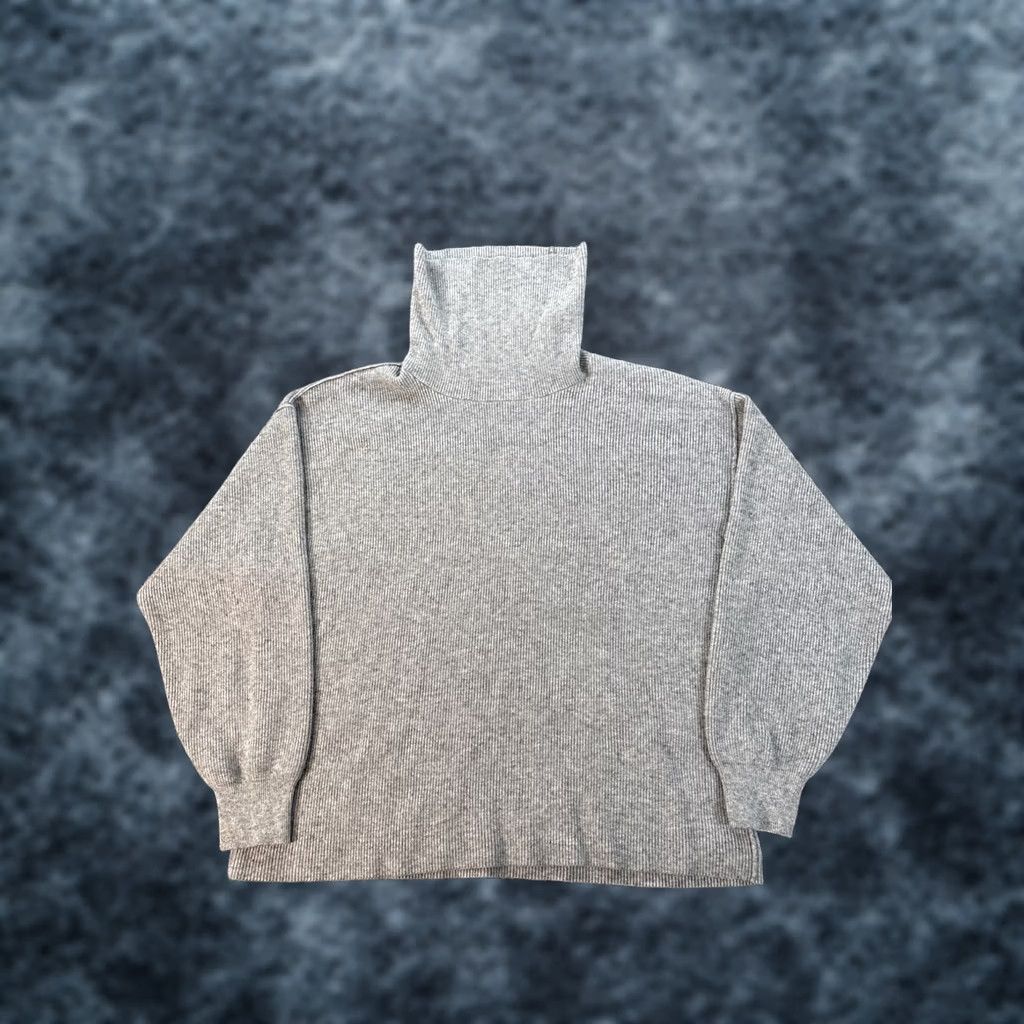 Free People FREE PEOPLE Knit Sweater XL Oversized Dolman Sleeve Turtleneck Gray Slouchy Casual Pullover Women Size XL / US 12-14 / IT 48-50 - 1 Thumbnail