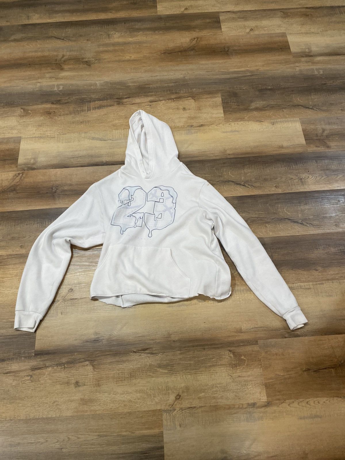 Designer 23 UNC Blue Cropped Hoodie Size US M / EU 48-50 / 2 - 1 Thumbnail