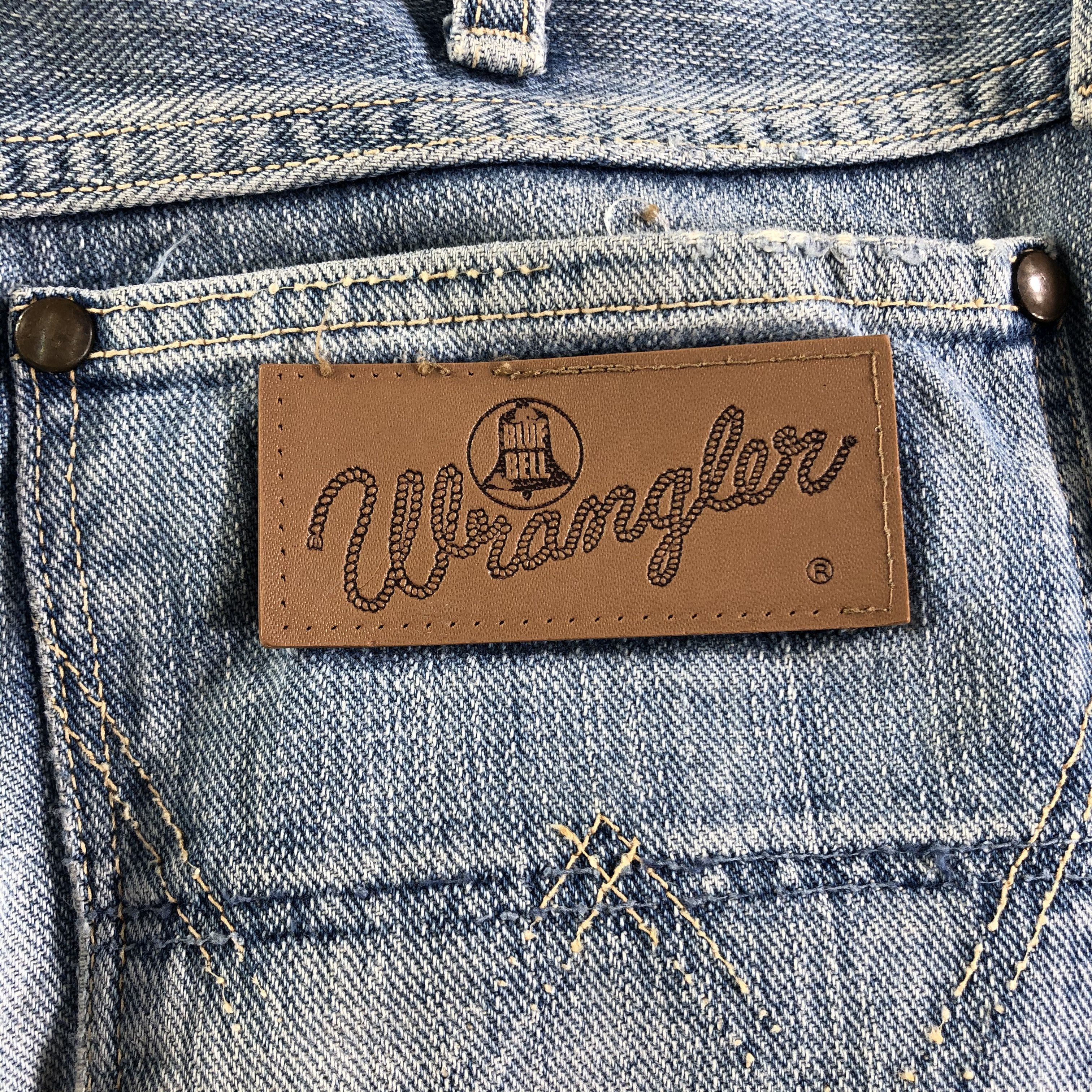 Vintage Vintage Light Wash Wrangler Redline Jeans-JM3664 Size US 30 / EU 46 - 6 Thumbnail