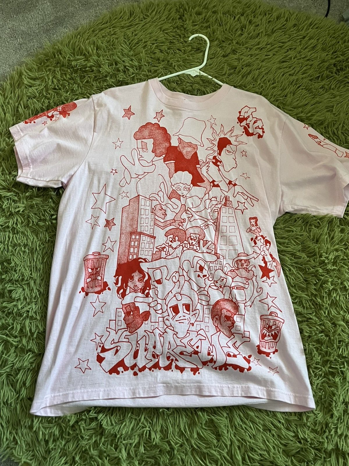 Supreme Pink supreme street shirt Size US L / EU 52-54 / 3 - 1 Thumbnail