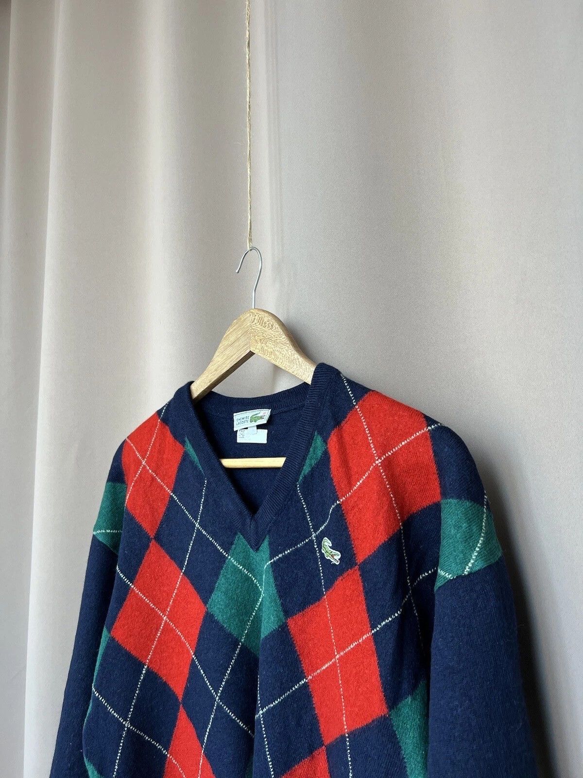Lacoste Chemise Lacoste Wool Sweater Womens Size 4 or M Jumper Size M / US 6-8 / IT 42-44 - 4 Thumbnail