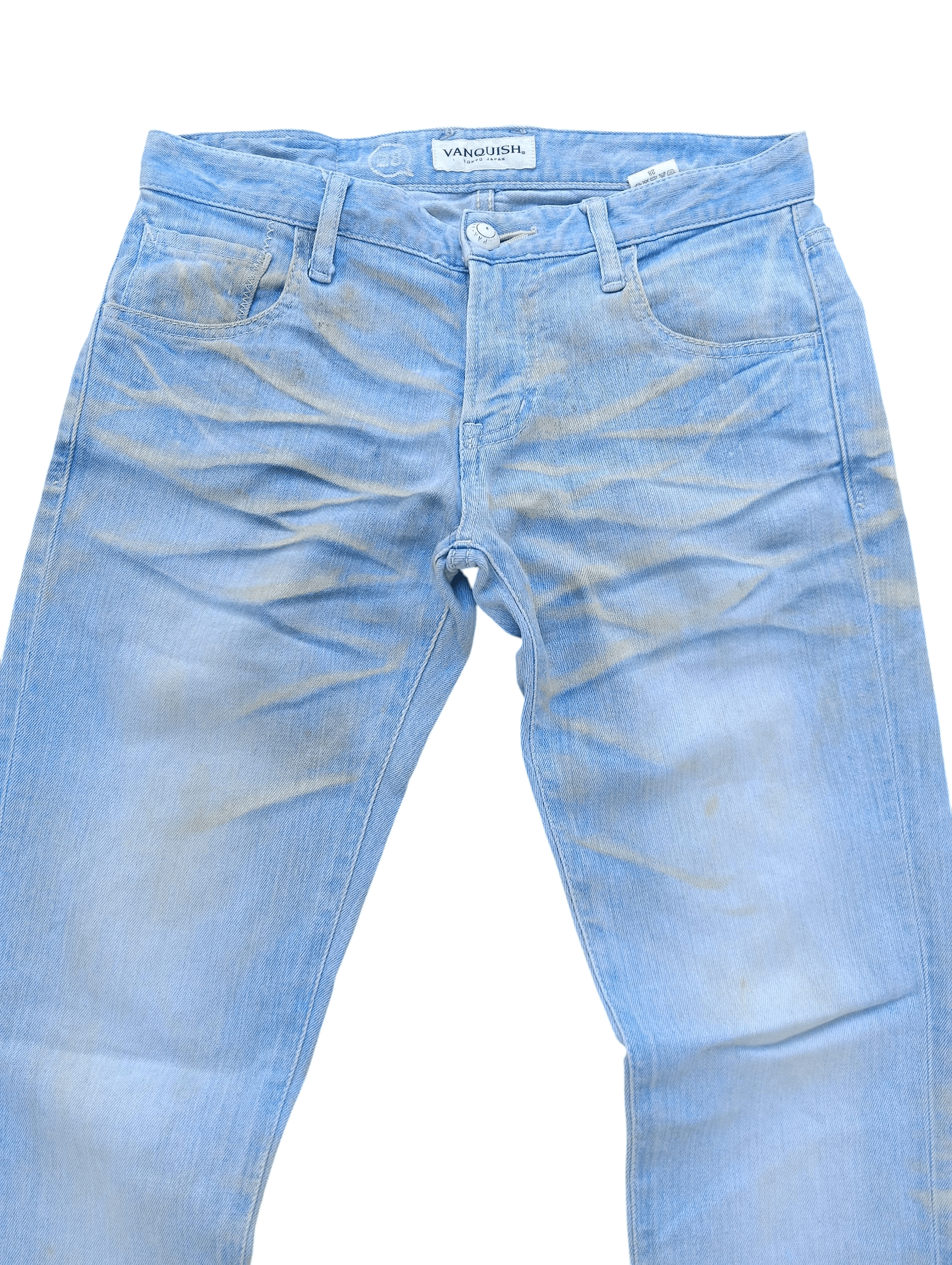 Vanquish Skinny Japanese Brand Vanquish Whiskers Faded Jeans E249 Size US 30 / EU 46 - 4 Thumbnail