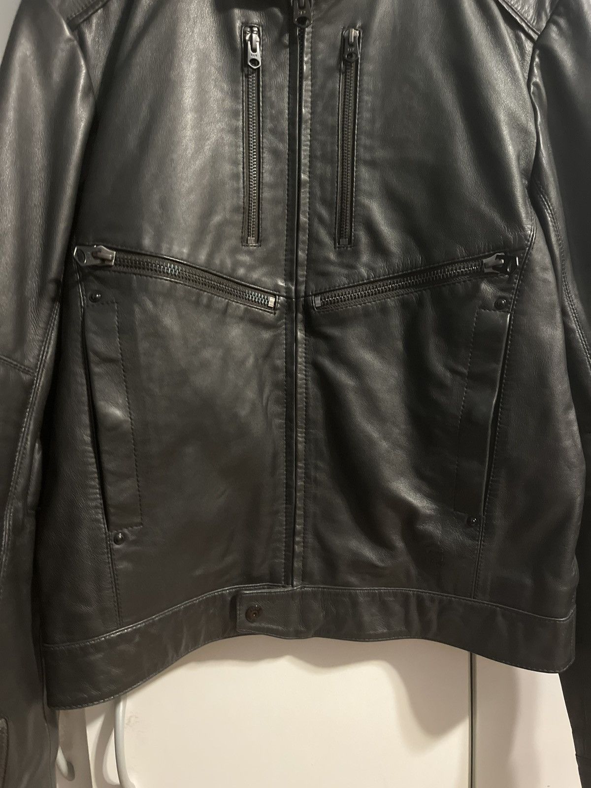 G-Star Black G-Star leather moto jacket Size US S / EU 44-46 / 1 - 3 Thumbnail