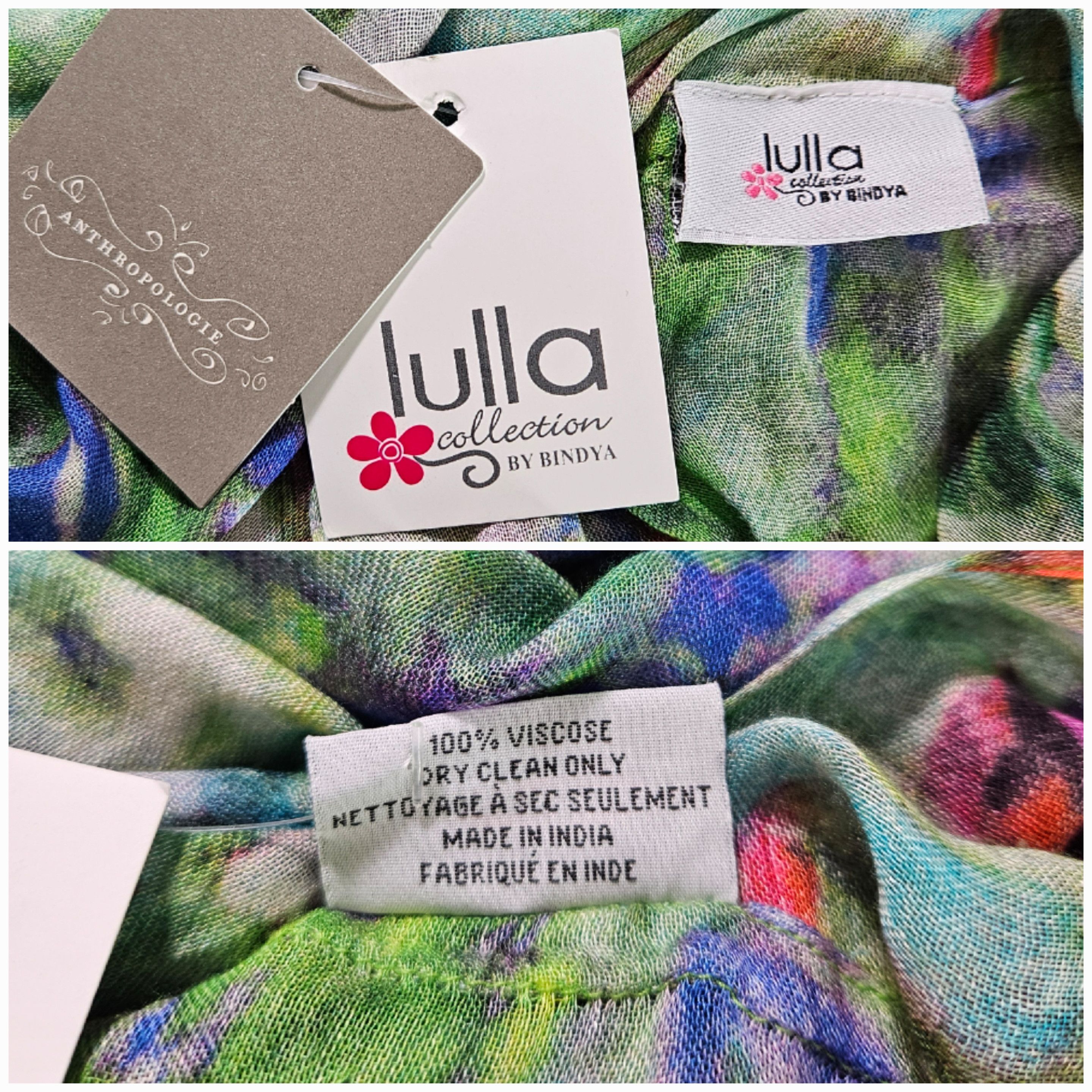 Other Lulla Collection 40x74" Infinity Scarf Sarong Floral Rainbow Size ONE SIZE - 10 Thumbnail