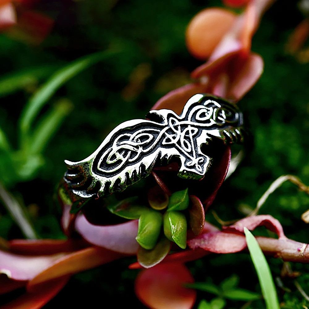 Other Viking Crow Ring Size ONE SIZE - 6 Thumbnail