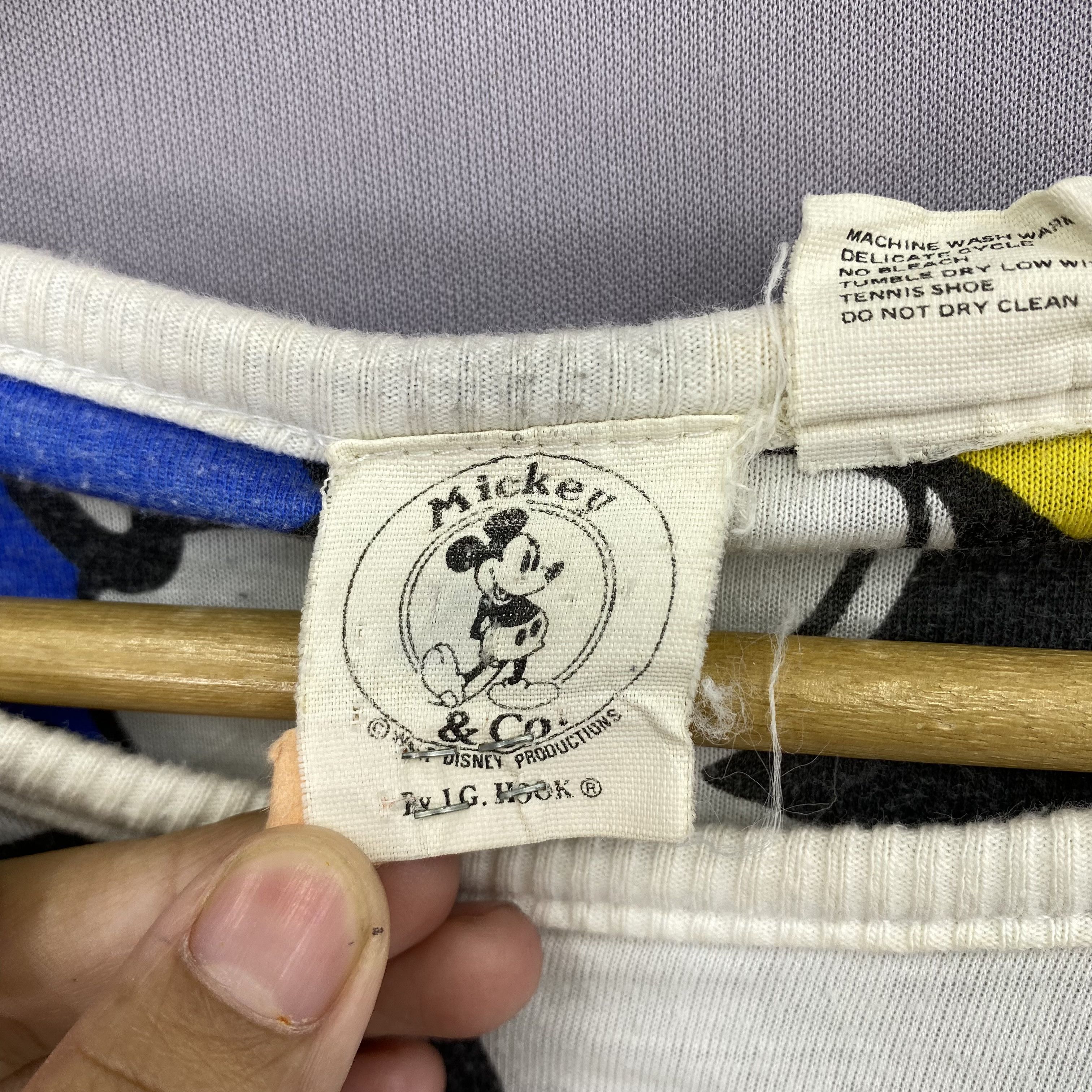 Disney Vintage 90s Mickey Mouse Reversible Sweater Sweatshirt Size US L / EU 52-54 / 3 - 9 Thumbnail