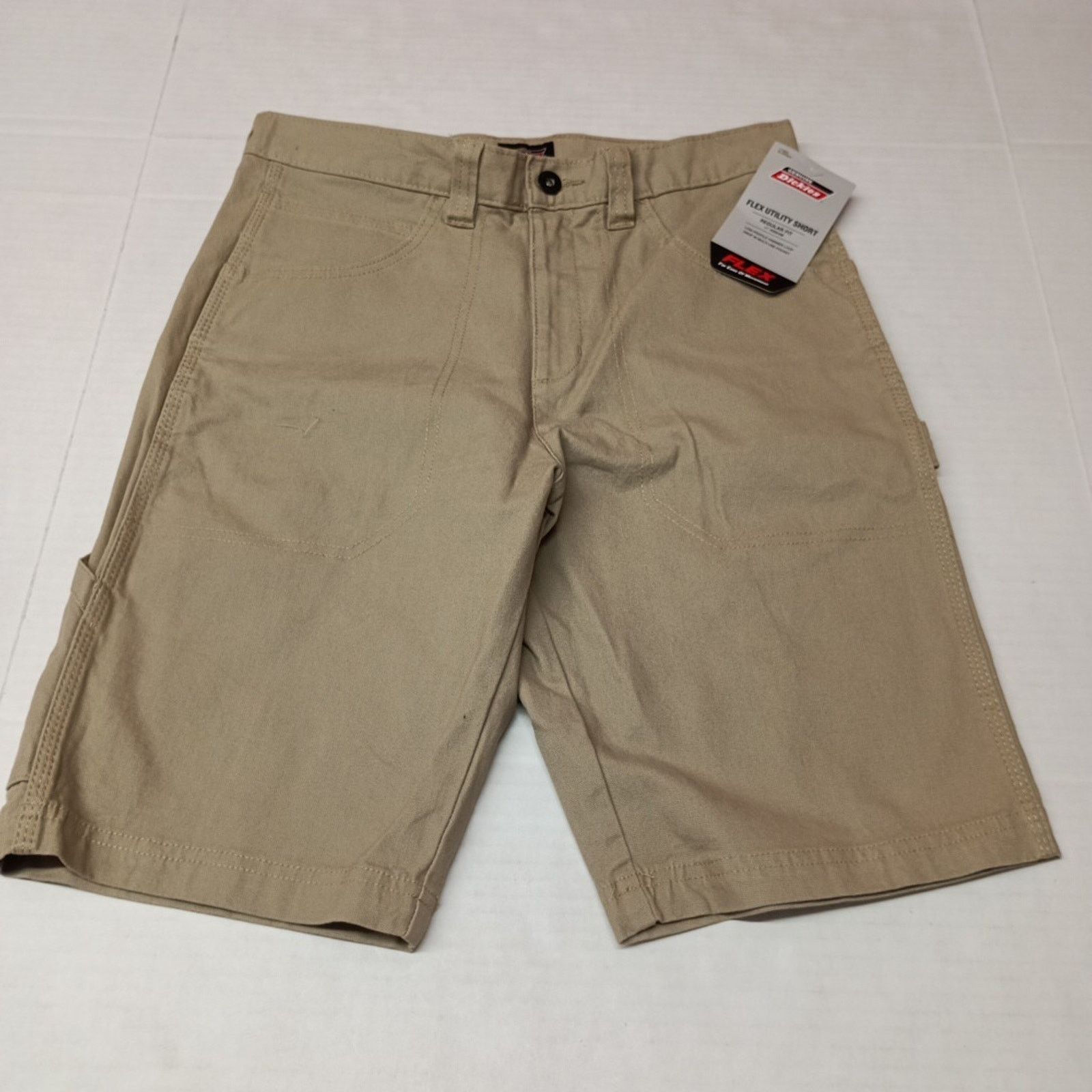 Dickies Dickies Men's Size 30 Regular 11” Ins Beige Work Shorts Flex Size US 30 / EU 46 - 1 Thumbnail