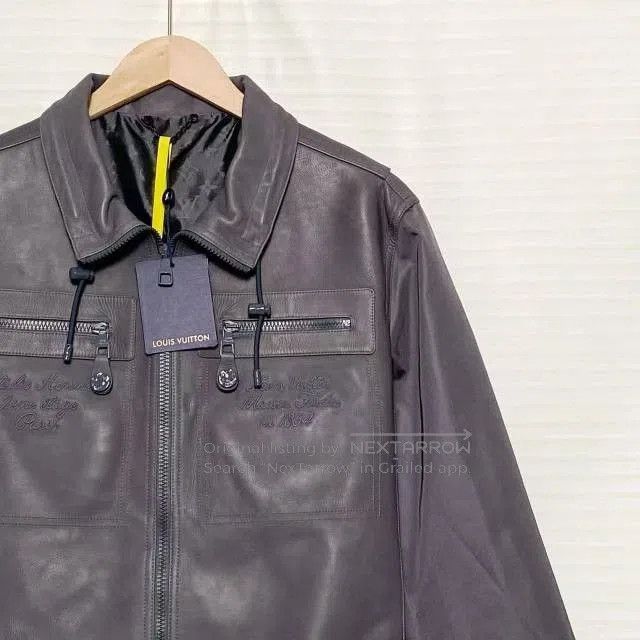 Louis Vuitton LV Embossed Logo Lapel Zip Jacket. Size US S / EU 44-46 / 1 - 3 Thumbnail