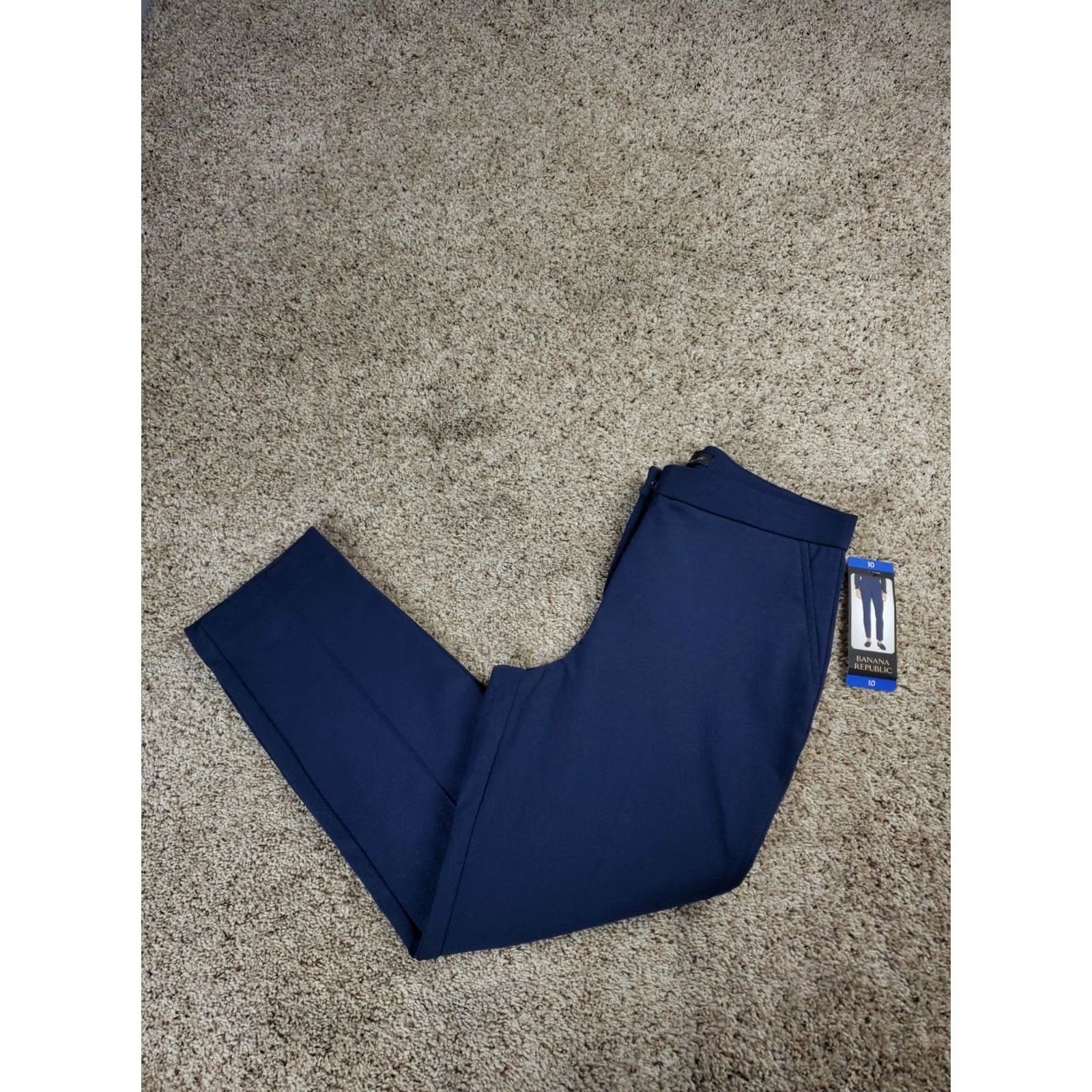 Banana Republic Banana Republic Skinny Everywhere Ponte Pants 10 Women Blue High Rise Ankle NWT Size 32" / US 10 / IT 46 - 2 Thumbnail