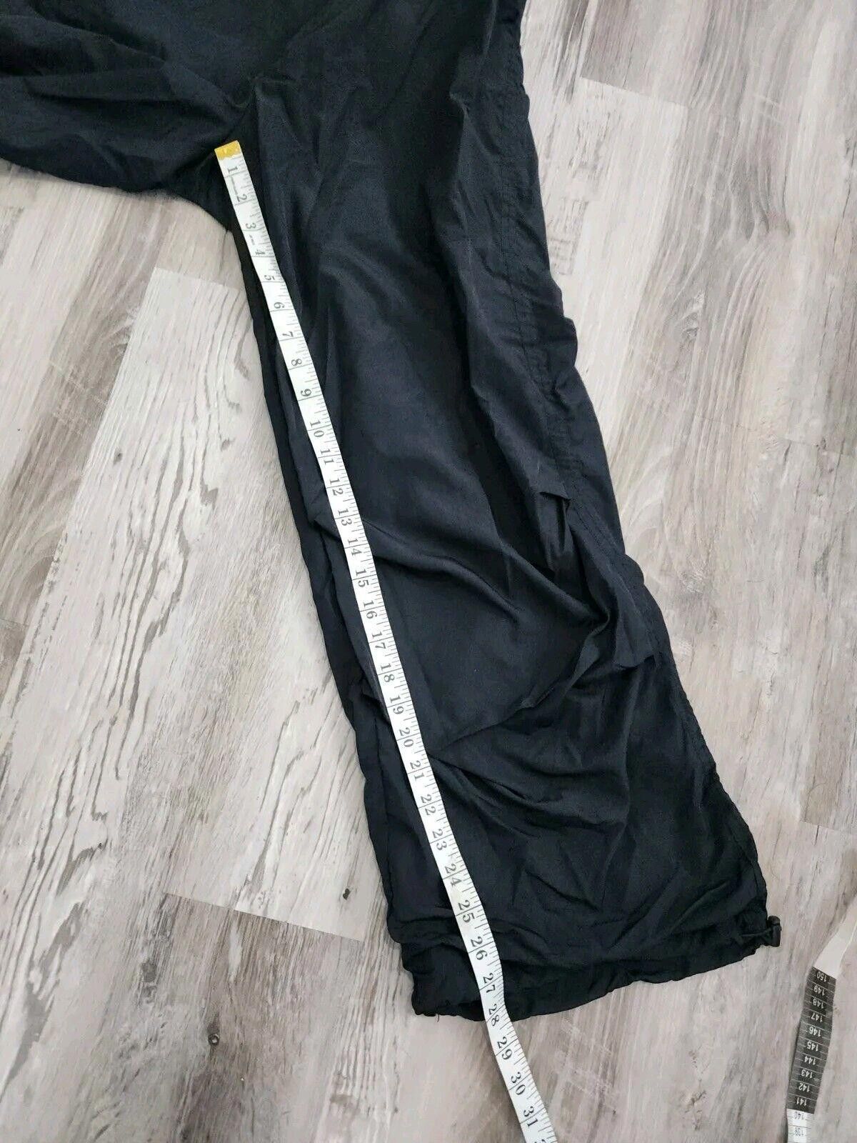 Designer Jolie And Joy Pants Small Black NWT baggy Y2K Drawstring Size 28" / US 6 / IT 42 - 6 Thumbnail