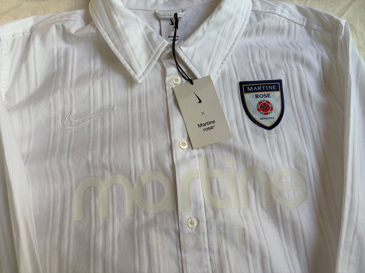 Martine Rose × Nike NIKE X MARTINE ROSE DRESS SHIRT Nikelab Acne Prada Size US XL / EU 56 / 4 - 5 Thumbnail