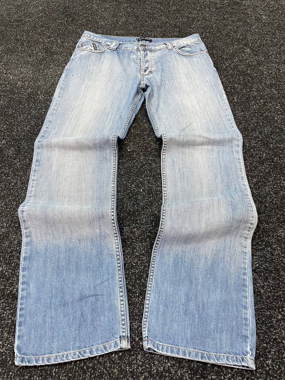 Armani × Vintage ARMANI HYSTERIC GLAMOUR STYLE DISTRESSED JEANS 90S Size US 34 / EU 50 - 2 Thumbnail
