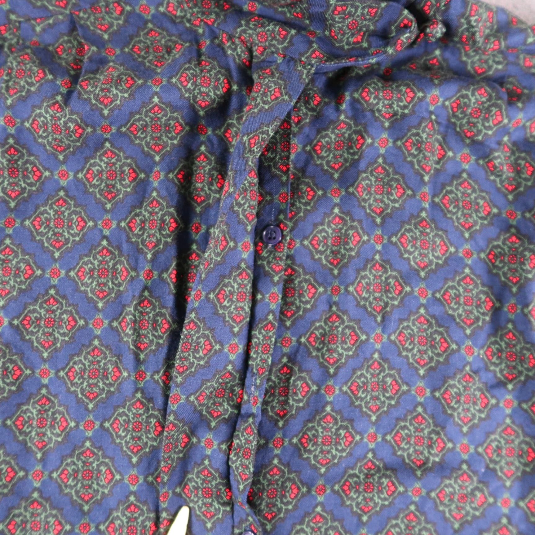 Pendleton VINTAGE Pendleton Blouse Shirt 12 Womens Paisley Floral Rayon Button Up Cardigan? Size XL / US 12-14 / IT 48-50 - 7 Thumbnail