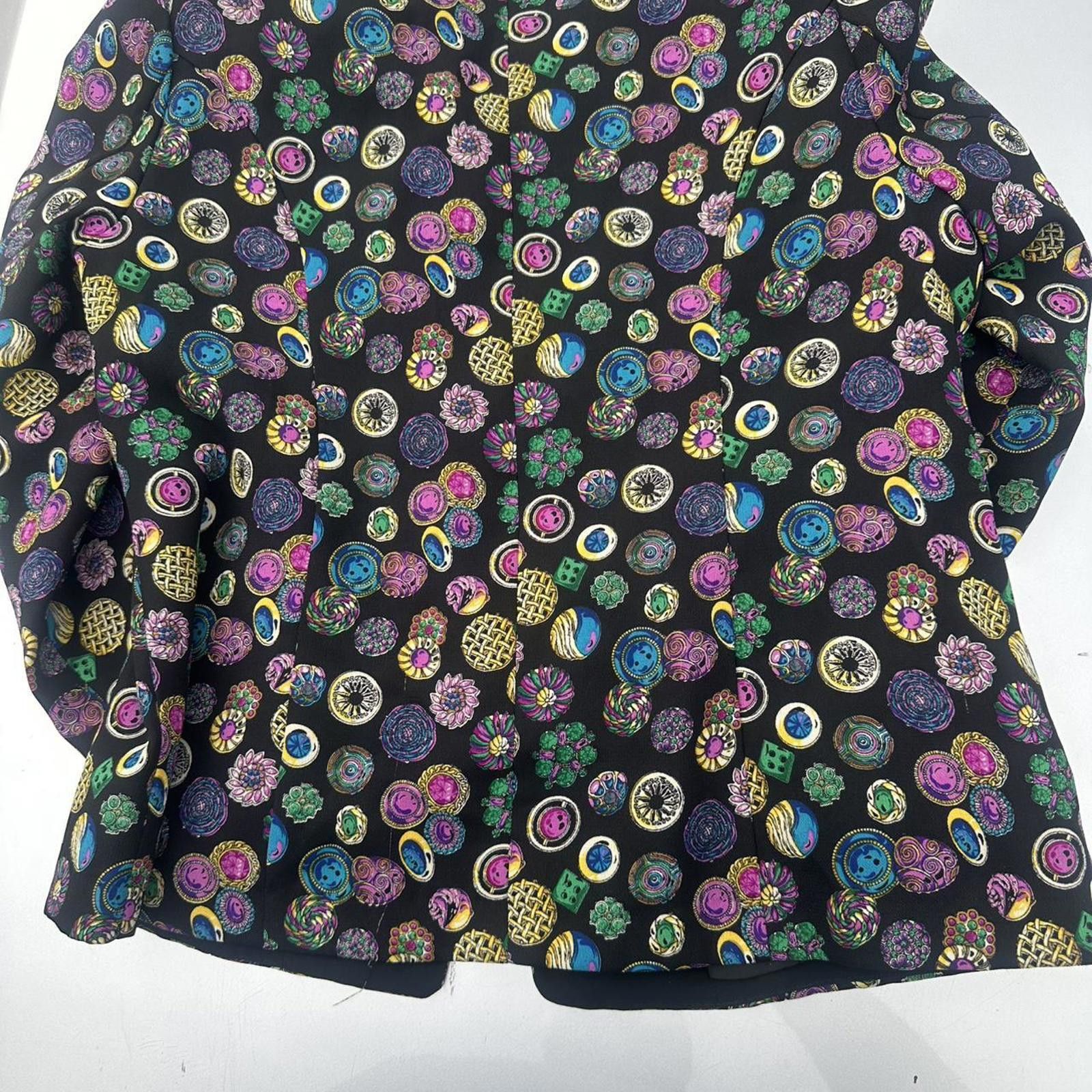 Other Black and multi-coloured vintage Japanese floral Size S / US 4 / IT 40 - 2 Thumbnail