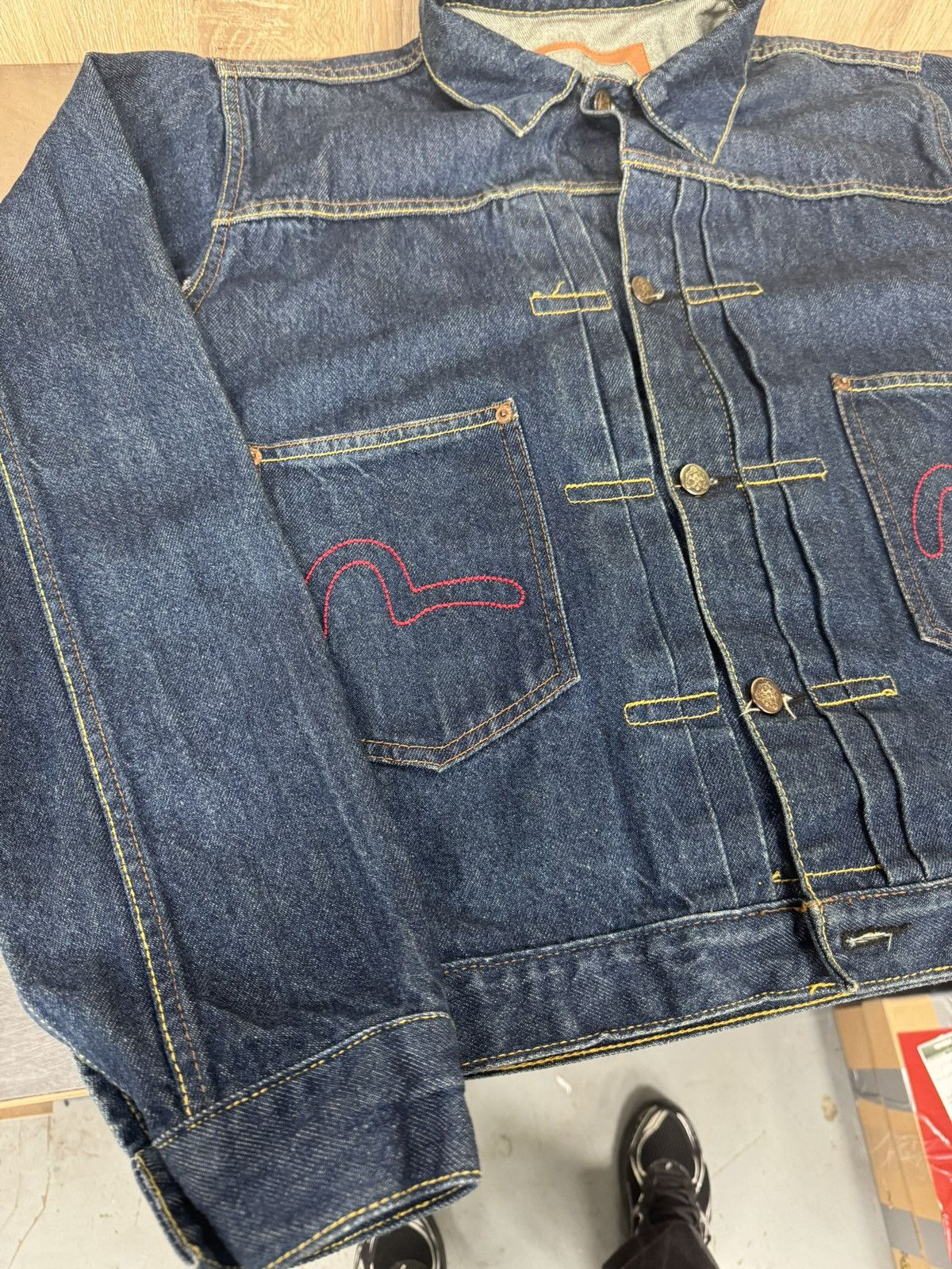 Evisu × Japanese Brand Vintage japanese 90s Evisu Jacket made in Italy Size US M / EU 48-50 / 2 - 2 Thumbnail