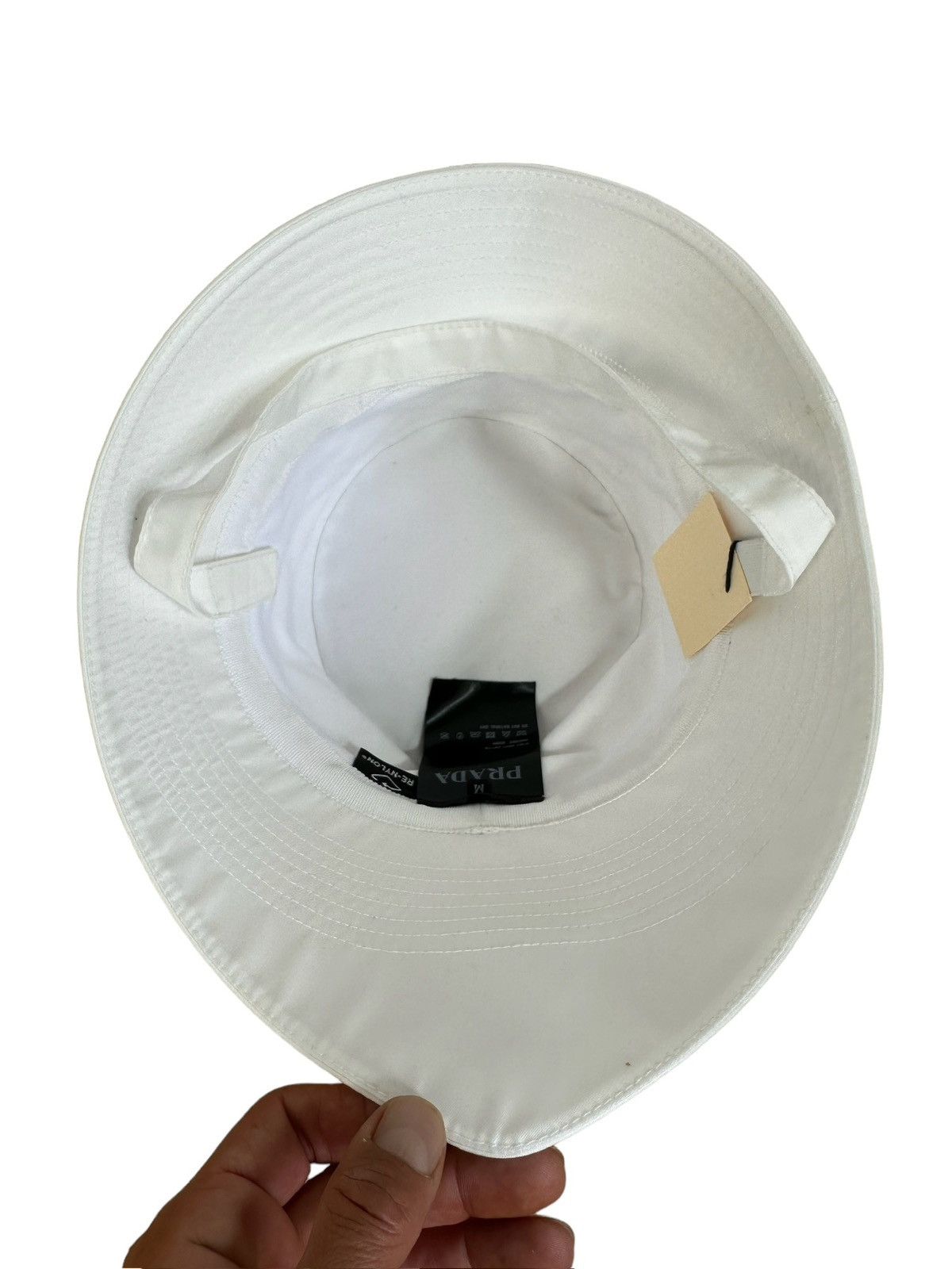 Prada Prada asymmetric nylon hat Size ONE SIZE - 11 Thumbnail