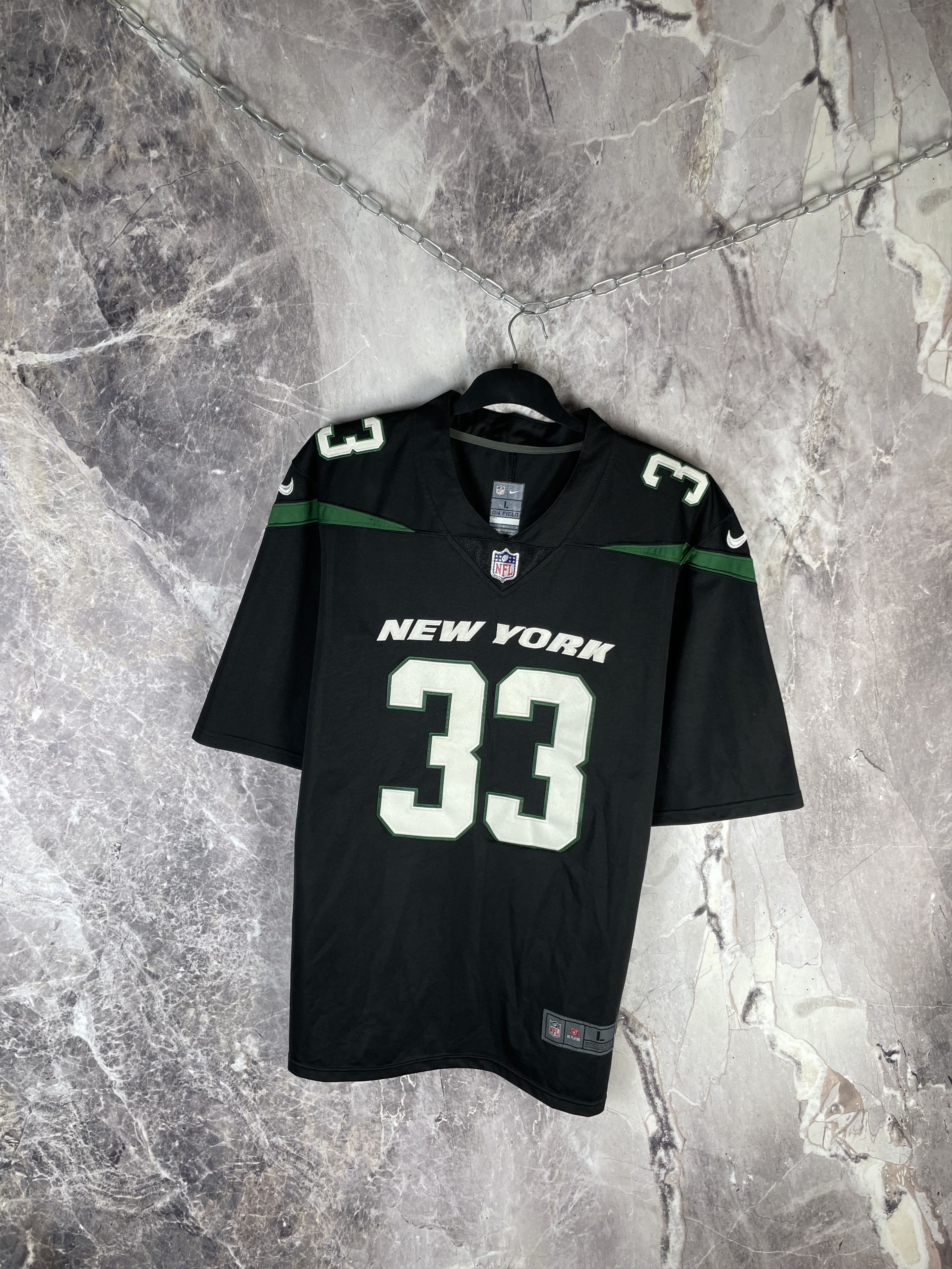Nike Adams #33 New York Jets Color Rush Nike Jersey Black Size US L / EU 52-54 / 3 - 2 Thumbnail