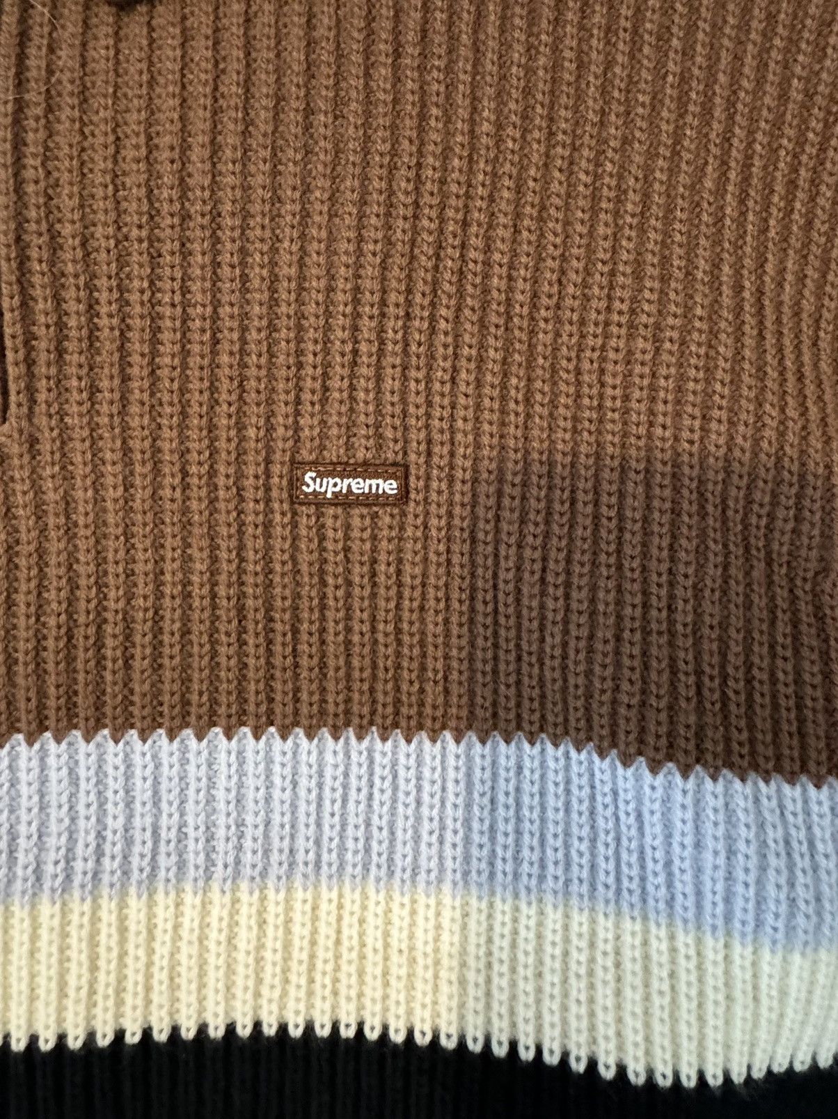 Supreme Supreme small box polo sweater Size US M / EU 48-50 / 2 - 3 Thumbnail